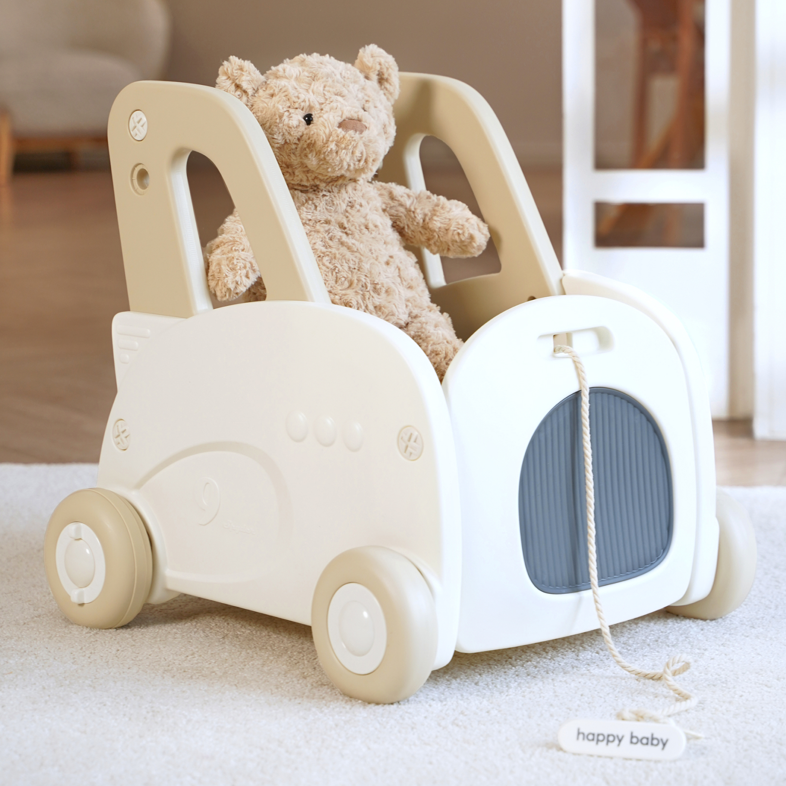 Каталка Happy Baby Vroomy на веревочке - фото 1