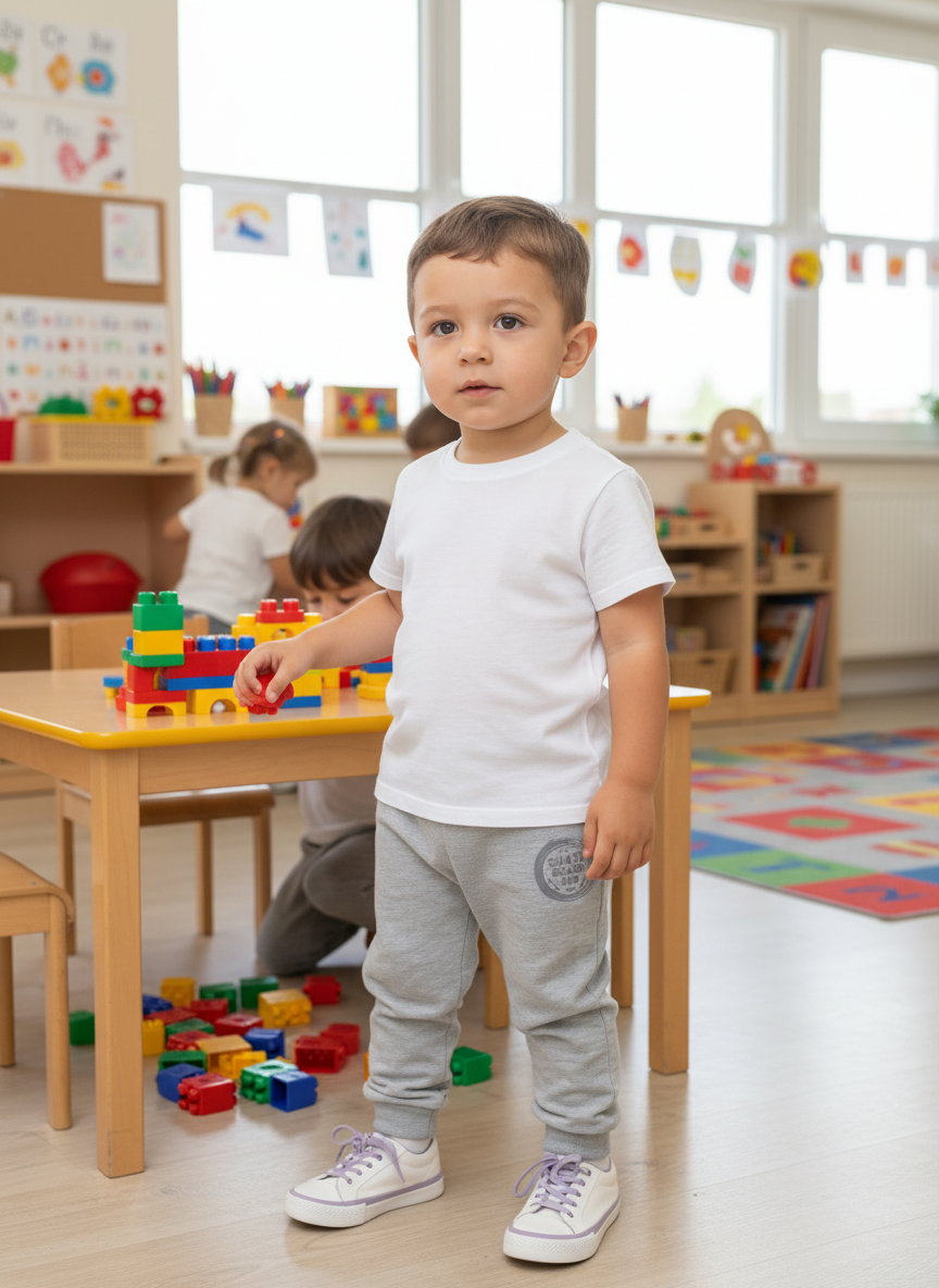 Брюки Утенок 446п меланж скейт - фото 3