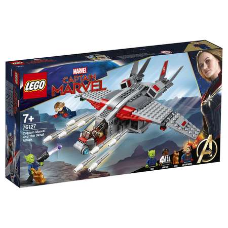 Конструктор LEGO Marvel Super Heroes Капитан Марвел: атака скруллов блочный