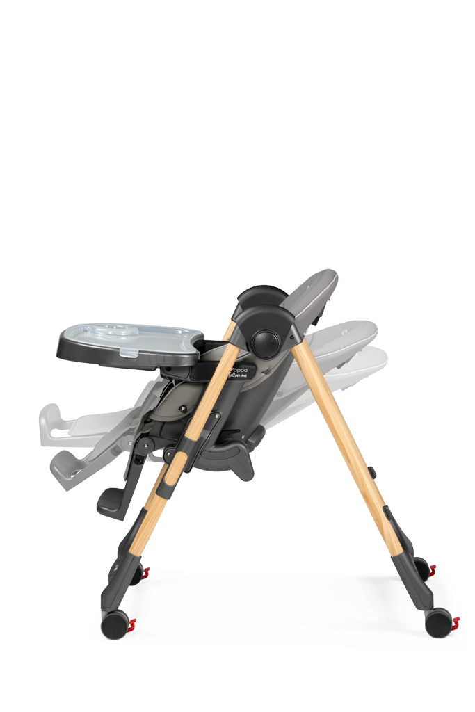 Стульчик для кормления Peg-Perego Prima Pappa Follow Me серый - фото 11