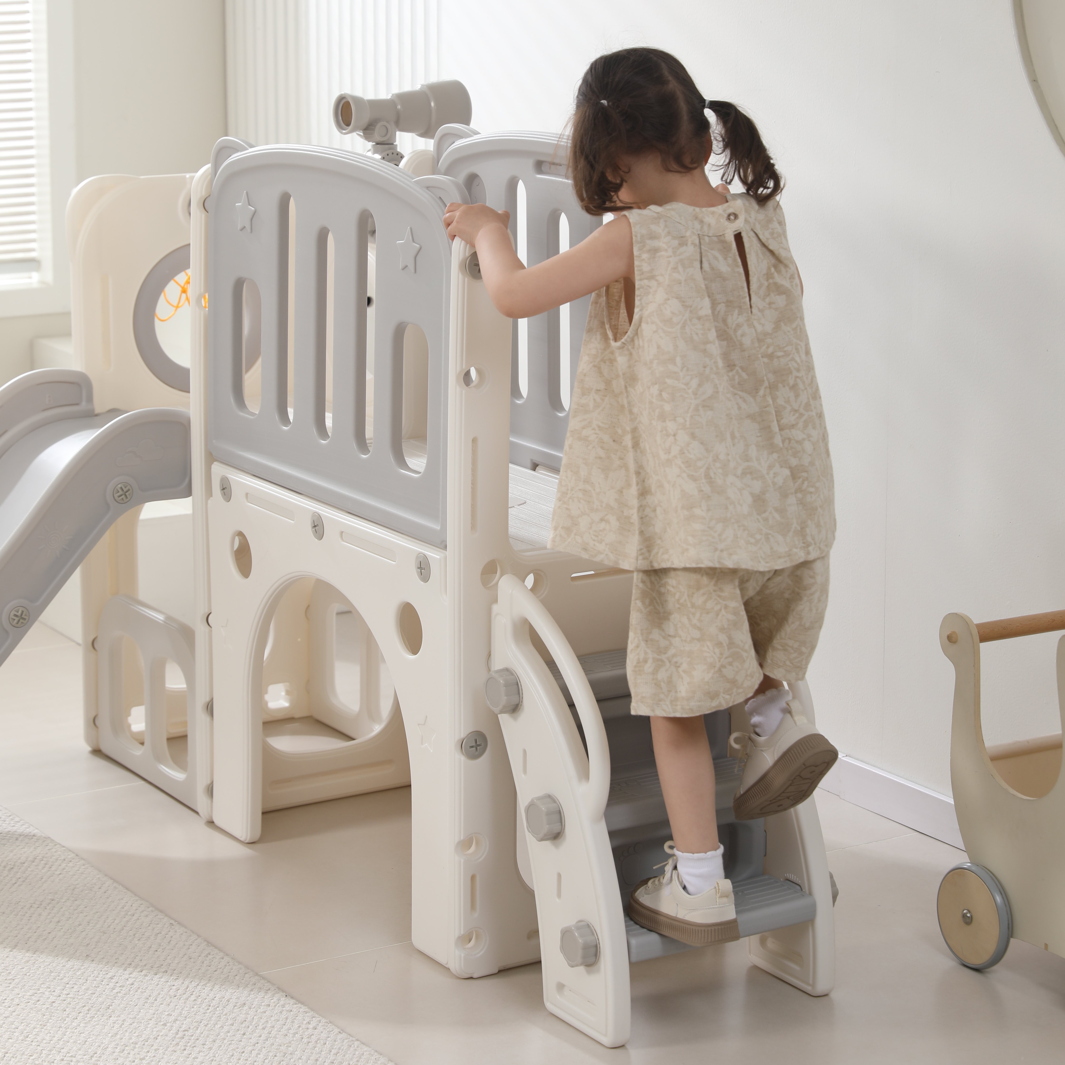 Игровой комплекс UNIX Kids Star Grey - фото 13