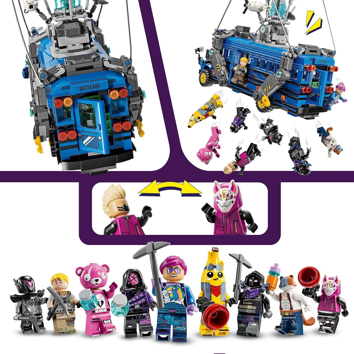 Конструктор LEGO Fortnite Боевой автобус 954 дет. - фото 4