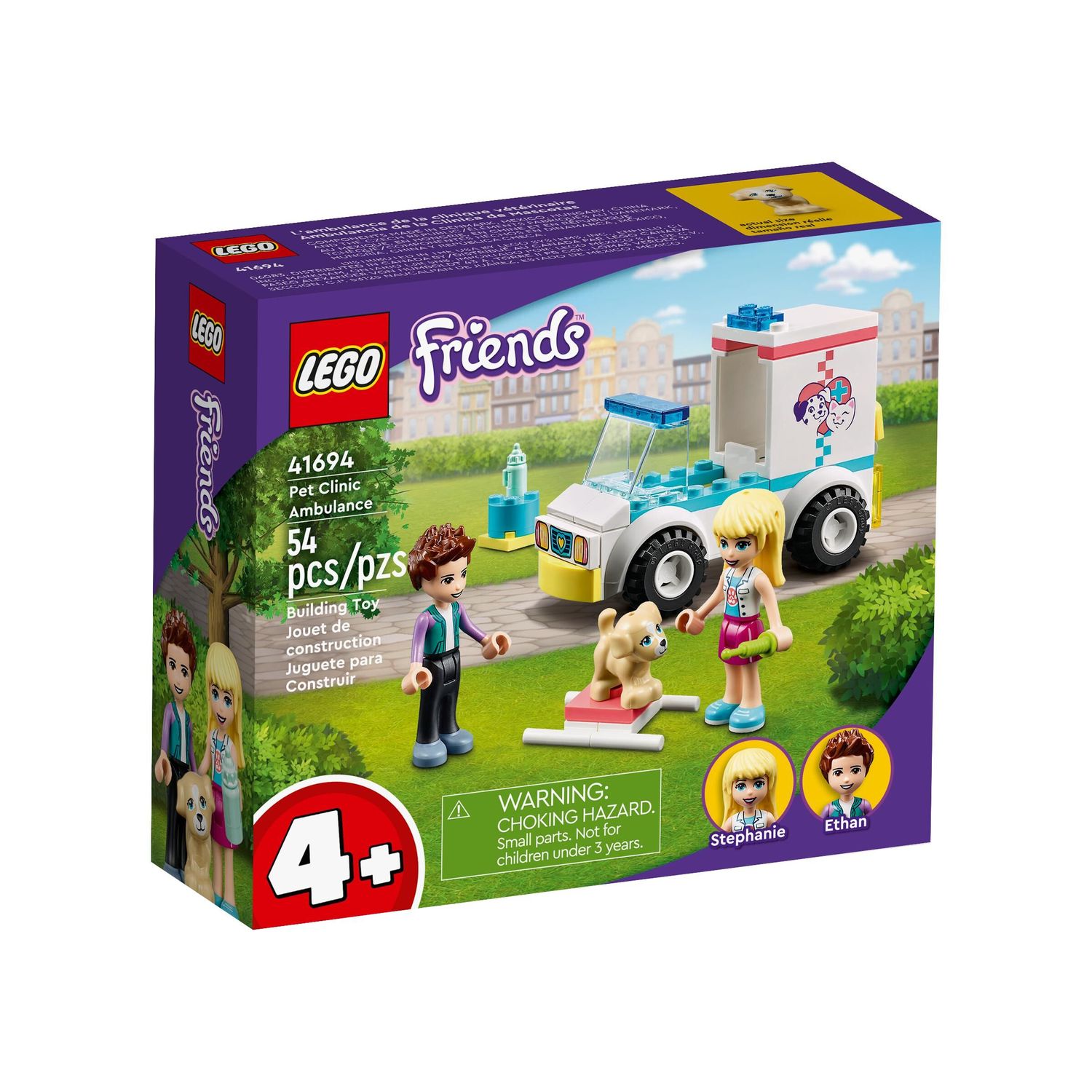 Конструктор LEGO Friends Скорая ветеринарная помощь 54 дет. - фото 1