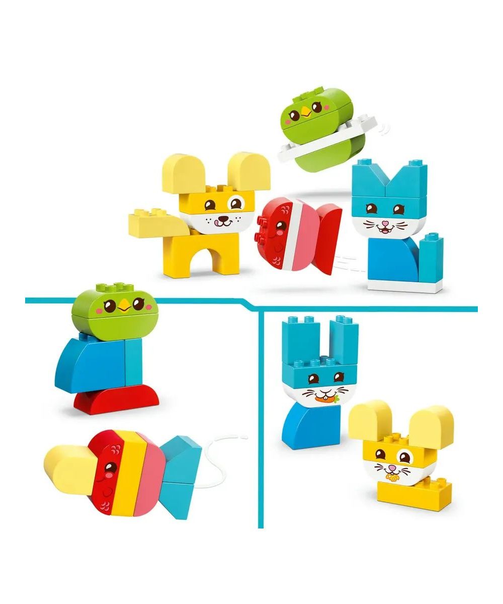Конструктор LEGO DUPLO Творческие милые питомцы 3в1 24 дет. - фото 3