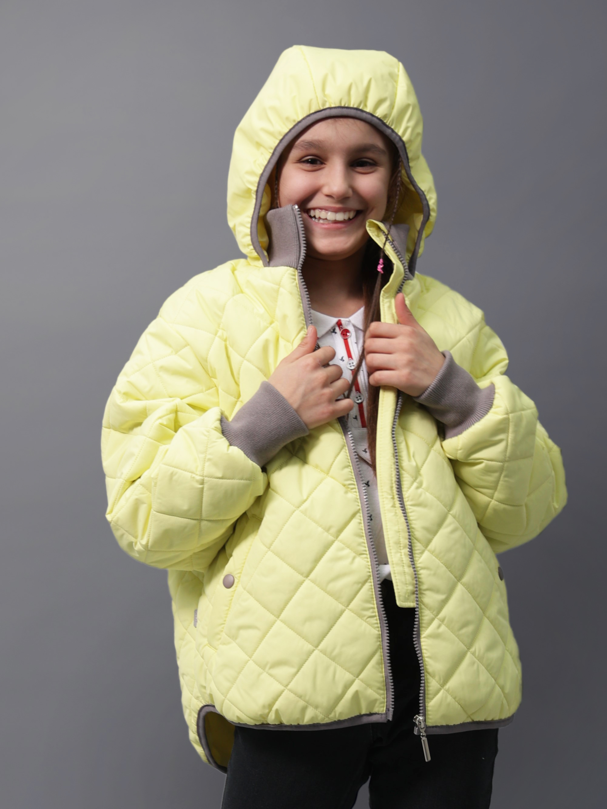 Куртка Аврора 1144-Д/желтый - фото 1