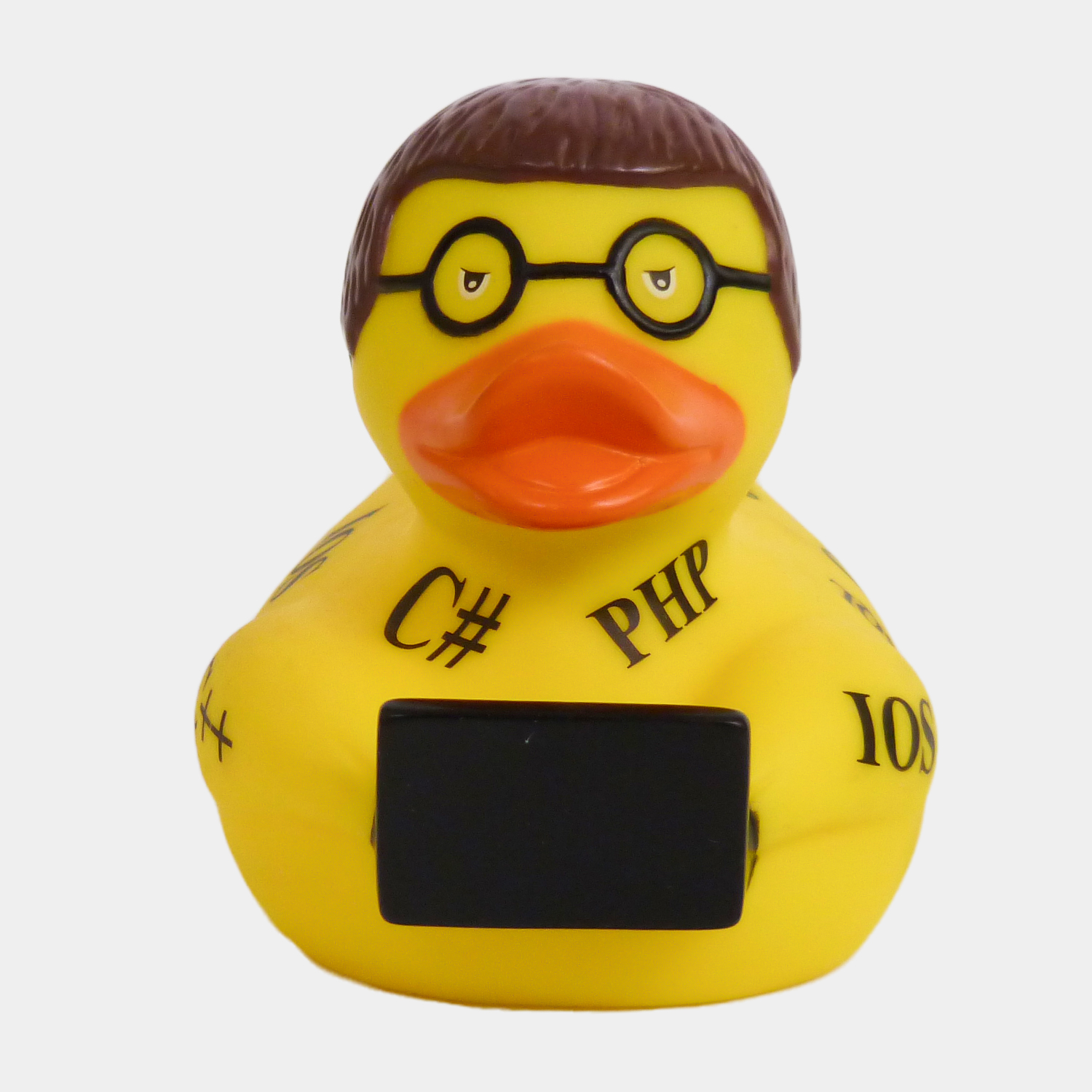 Игрушка Funny ducks Программист уточка, для ванны - фото 3