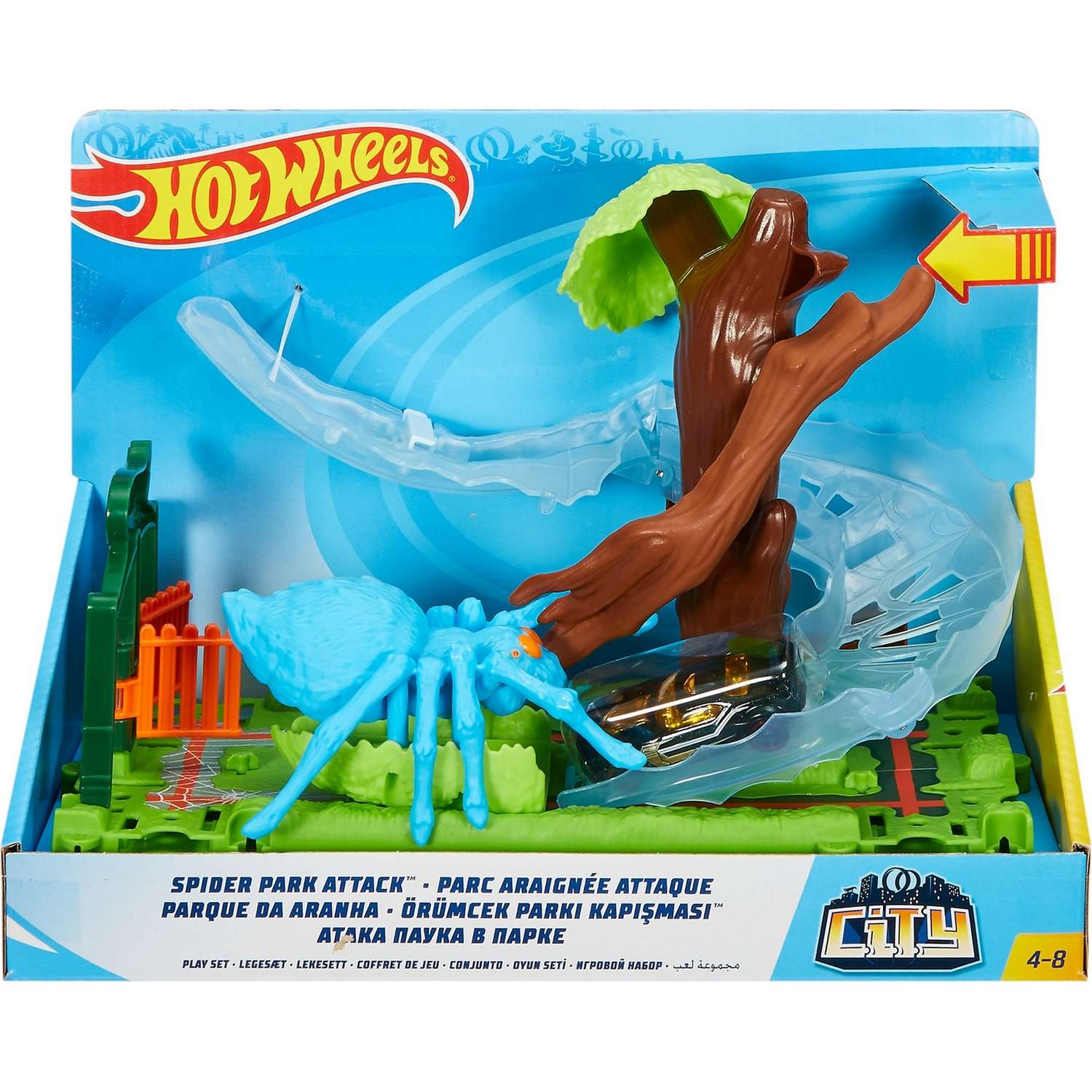Трек Hot Wheels Сити с монстрами-злодеями в ассортименте FNB05 - фото 10