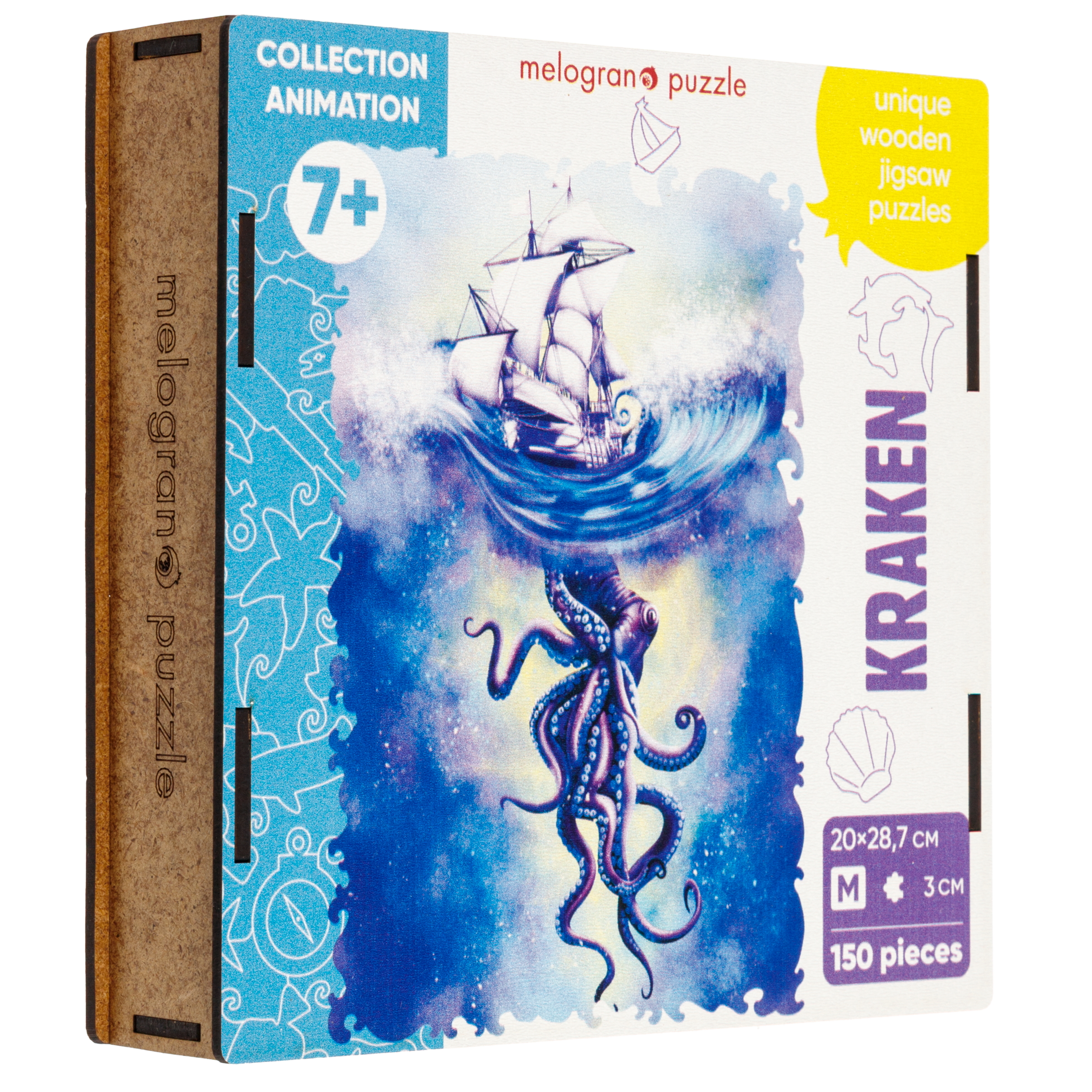 Пазл Melograno puzzle деревянный - фото 6