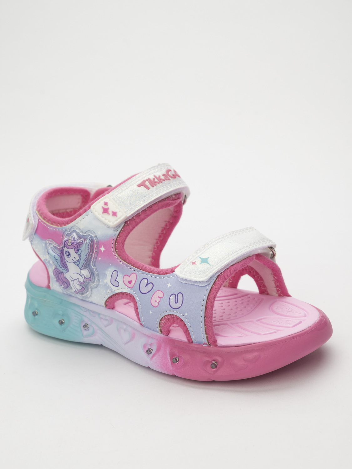 Сандалии TikkaGo 1D07_10182_white-pink-biruza - фото 8