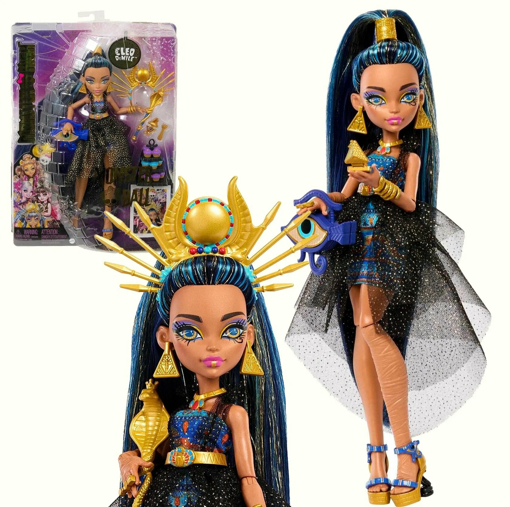 Кукла модельная Monster High Monster Ball Cleo HNF70 - фото 4