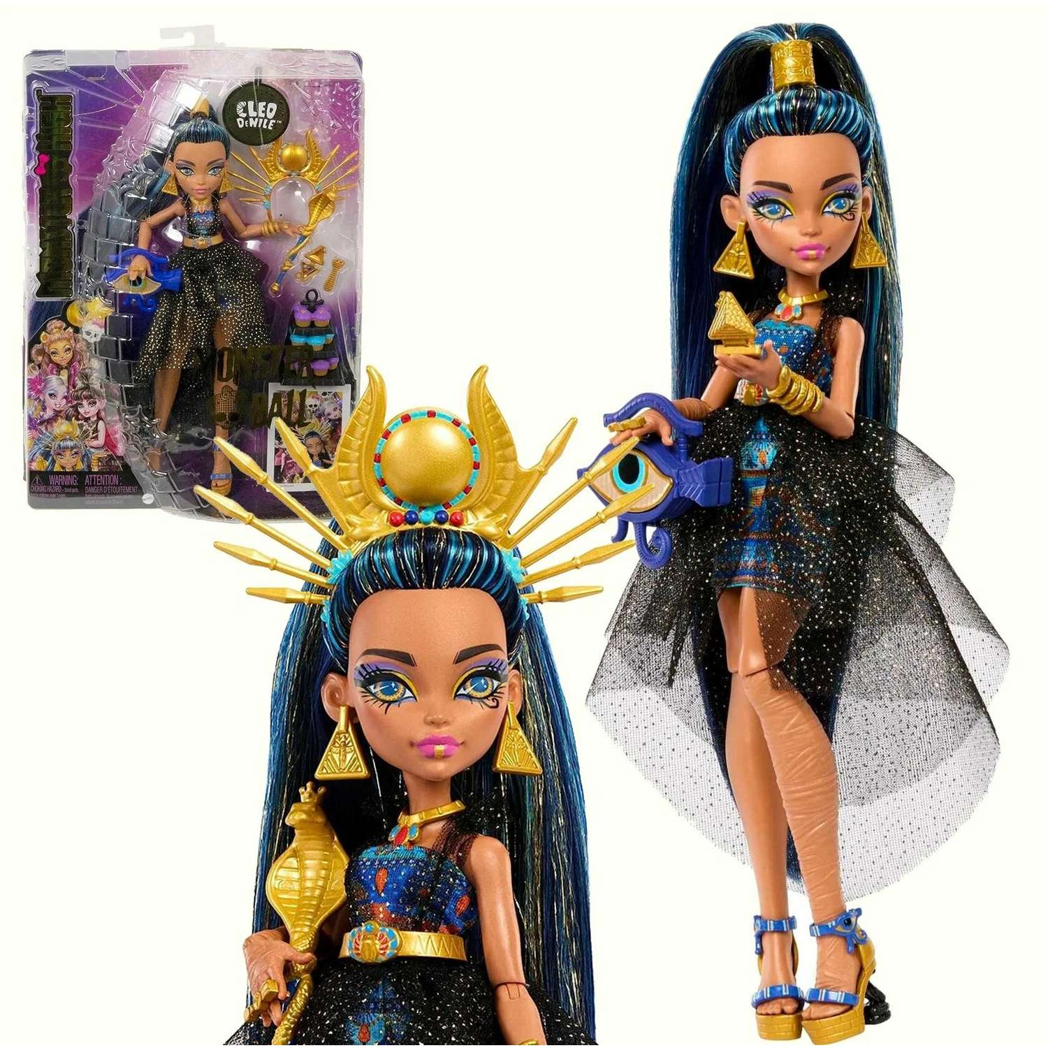 Кукла модельная Monster High Monster Ball Cleo HNF70 - фото 4