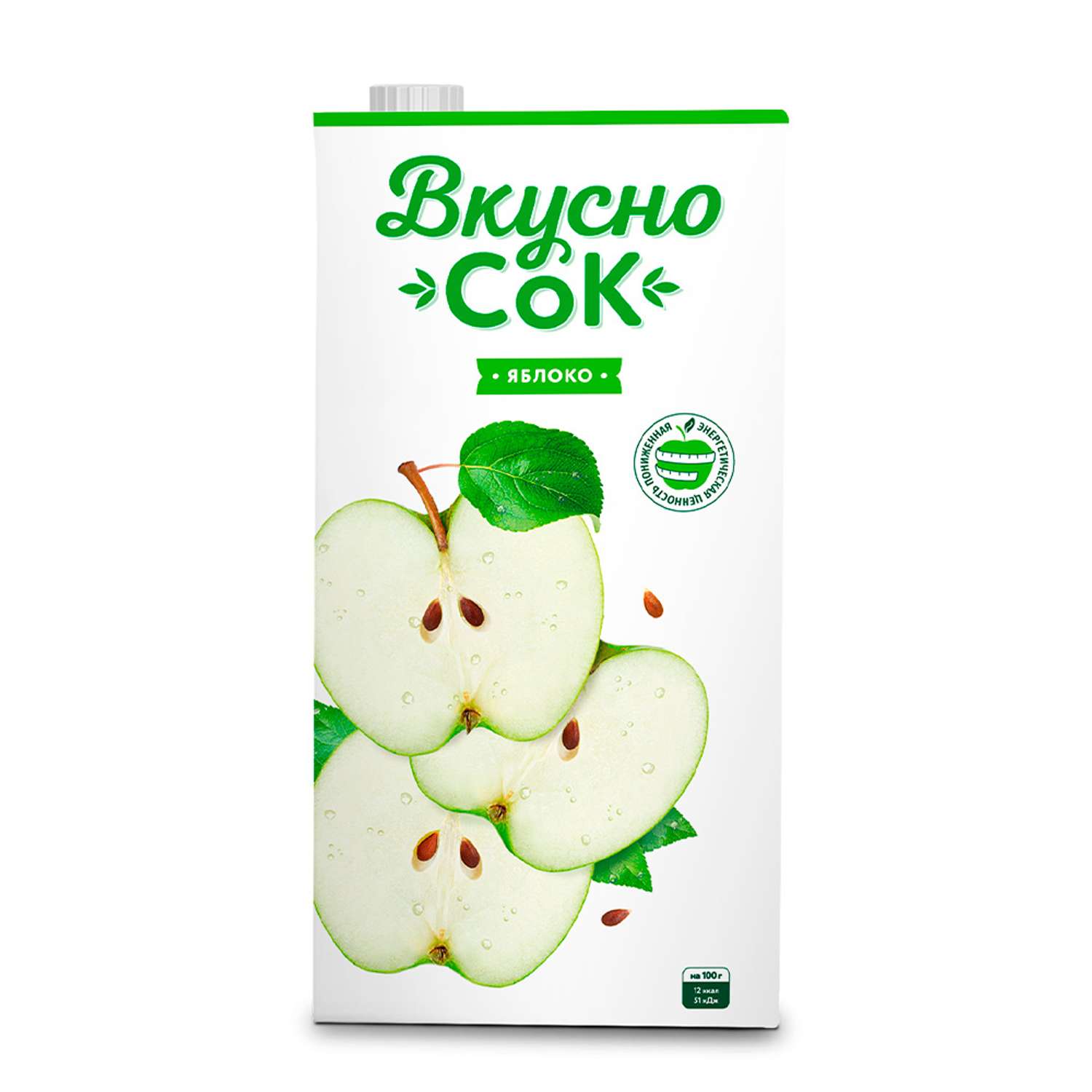 Нектар Вкусно Сок Яблоко 0.95 л - фото 4