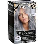 Краска для волос LOREAL Preference Яркость Цвета оттенок Серебристо-Серый 10.112 Сохо