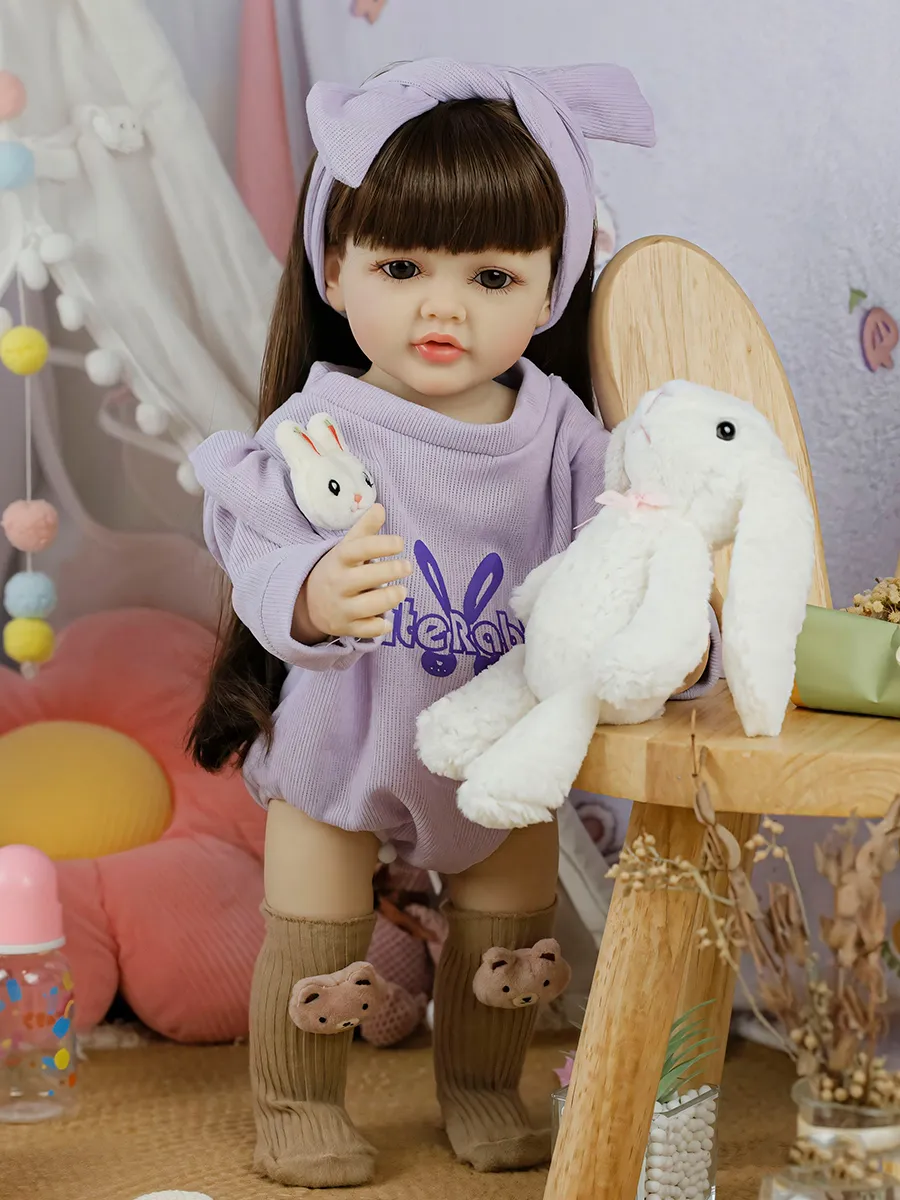 Кукла пупс Reborn Dolls Лия высота 55 см MM8542 - фото 6