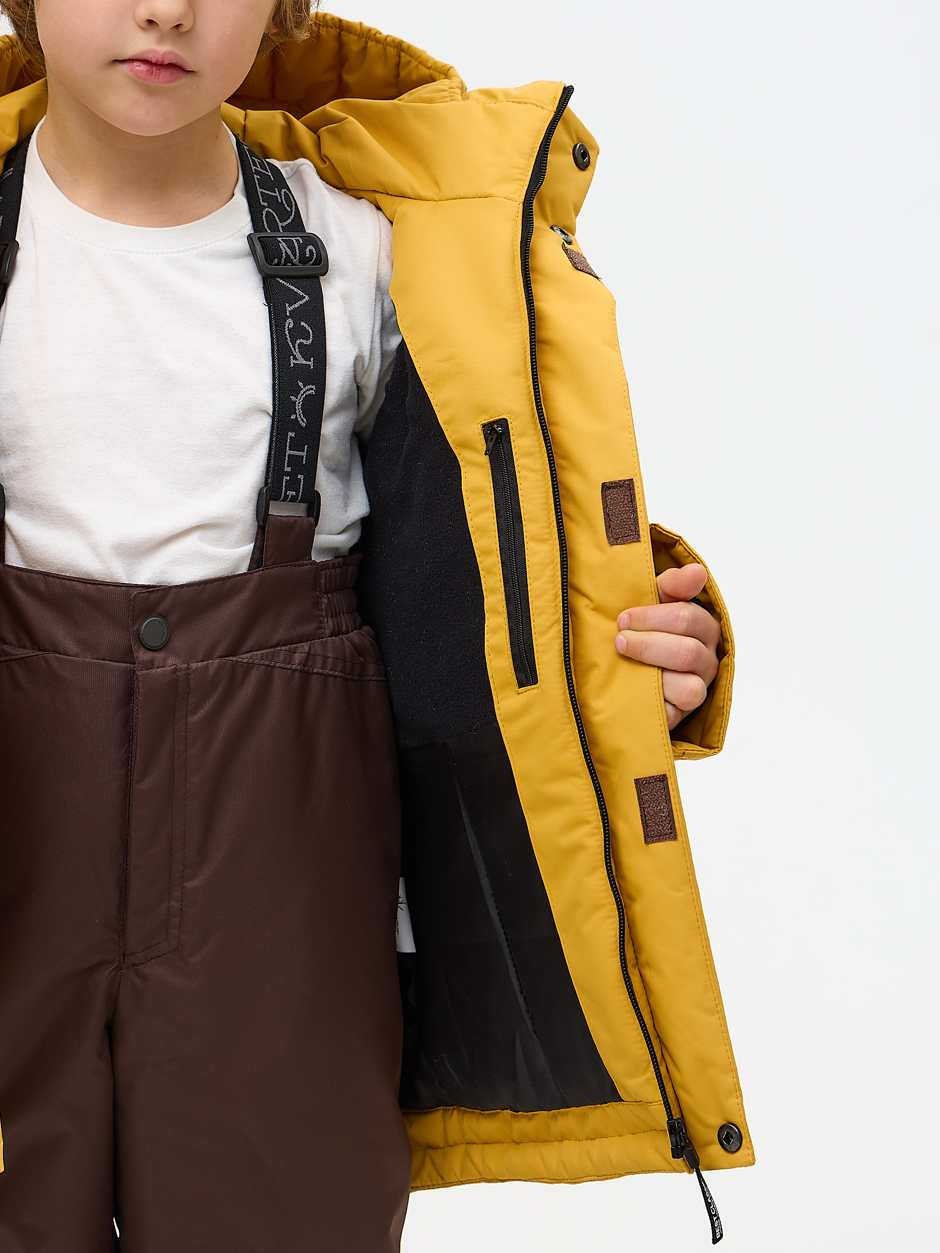 Куртка и полукомбинезон Kvartet 754 горчица - фото 12