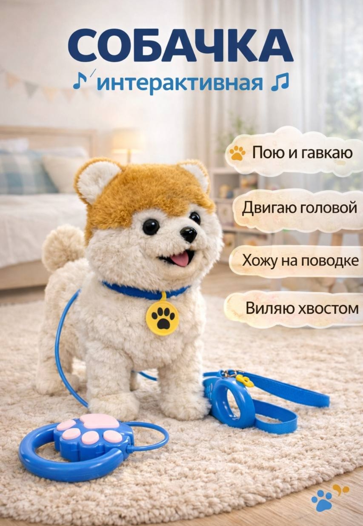 Мягкая игрушка BalaToys Собака - фото 1