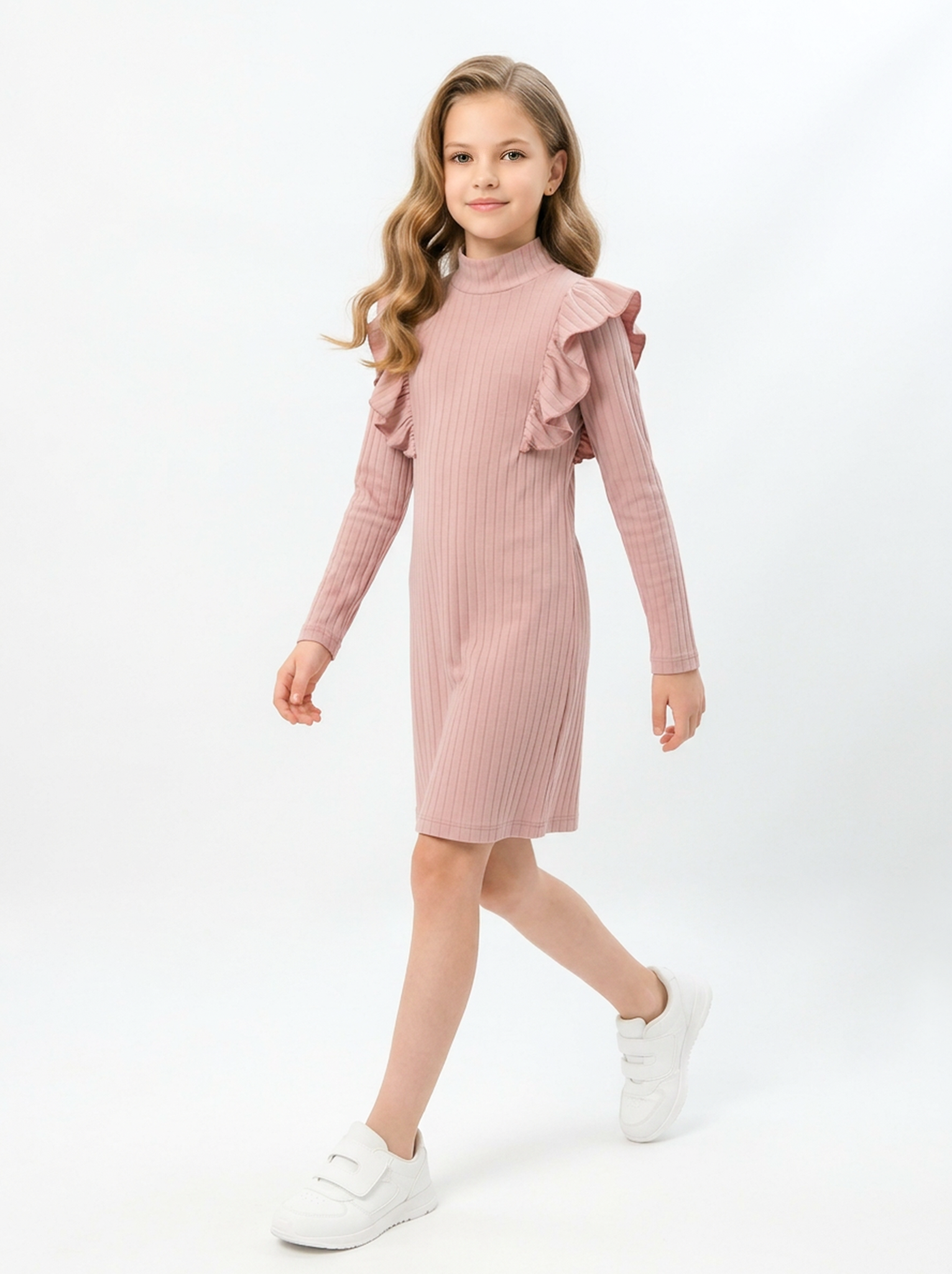 Платье MiloTa ПЛ01/пудровый - фото 2