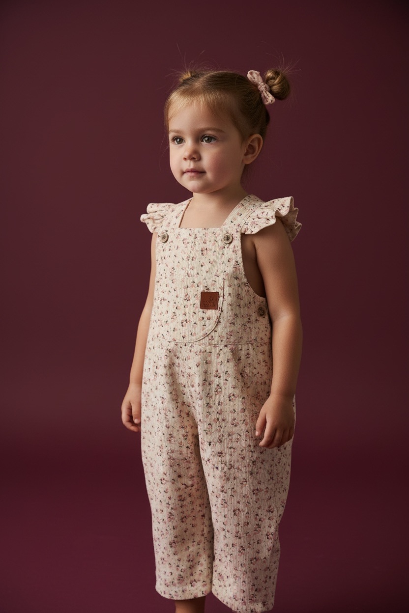 Полукомбинезон Bunnyphant Т241/пудровый - фото 4