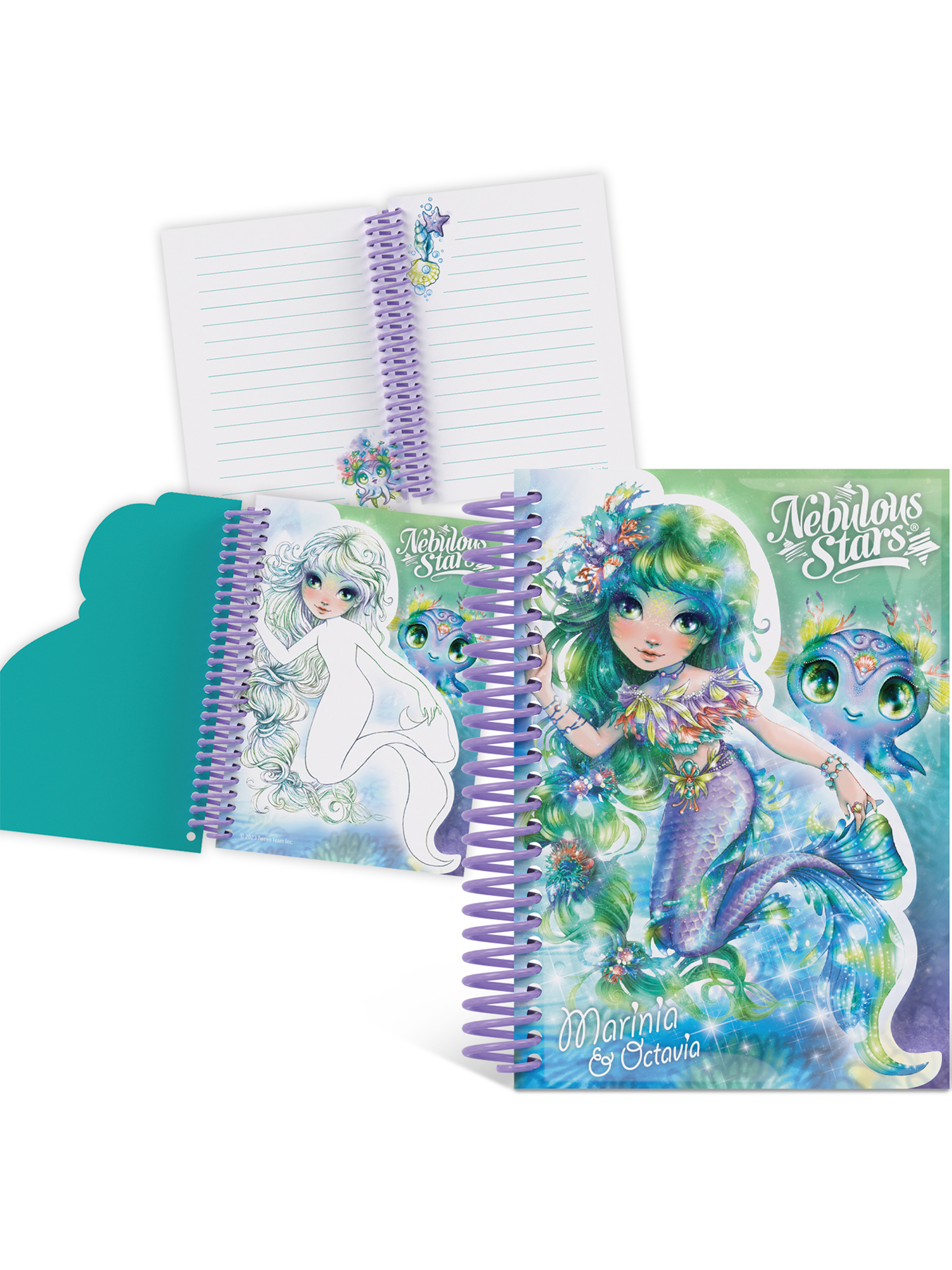 Блокнот для записей Nebulous Stars на пружине со скетч страницами серия Marinia 11587-1_NSDA - фото 1