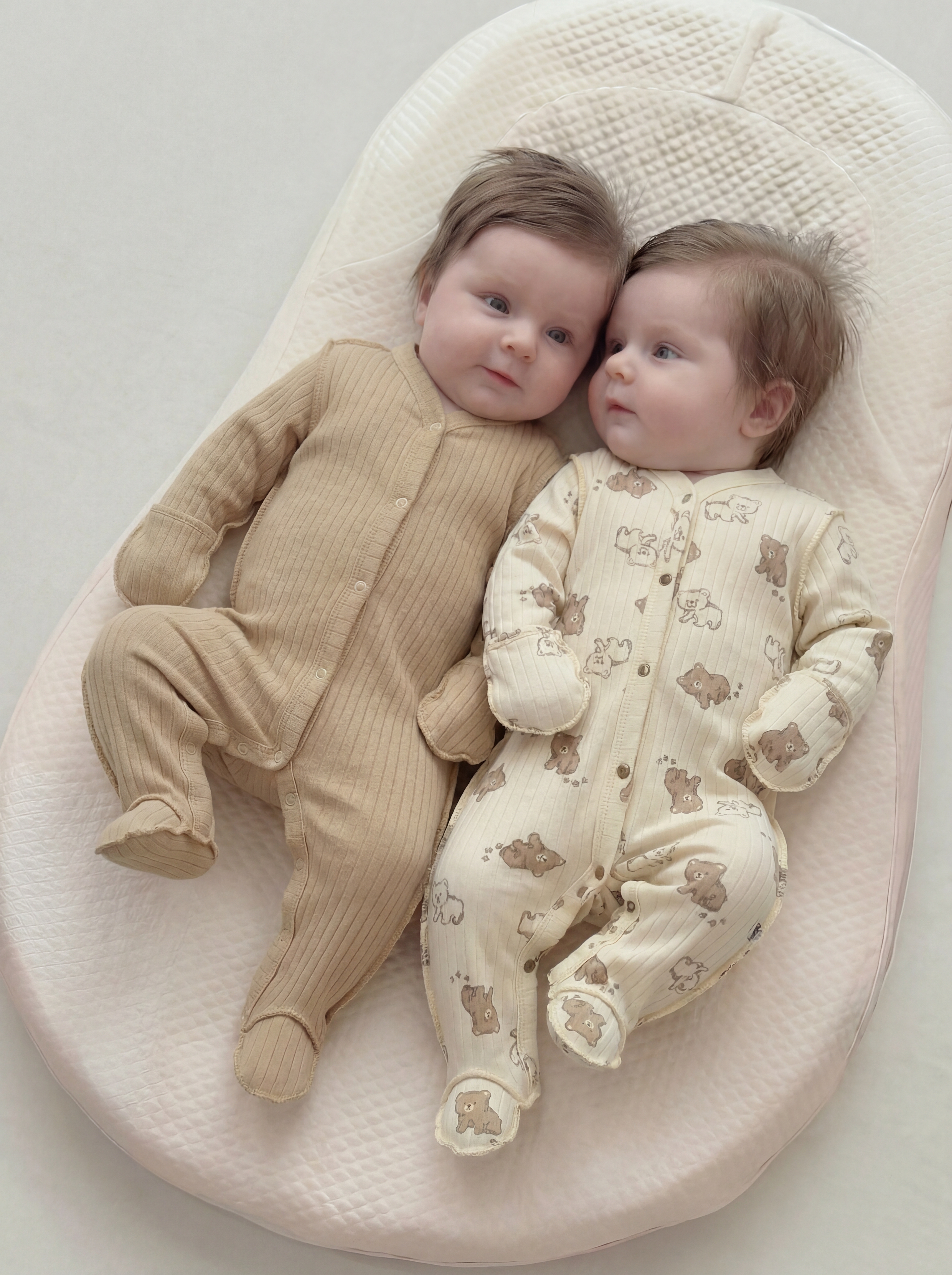 Изображение товара Комбинезоны для новорожденных KUZA набор 2 шт хлопок