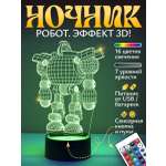 Ночник Светофей Робот мальчику