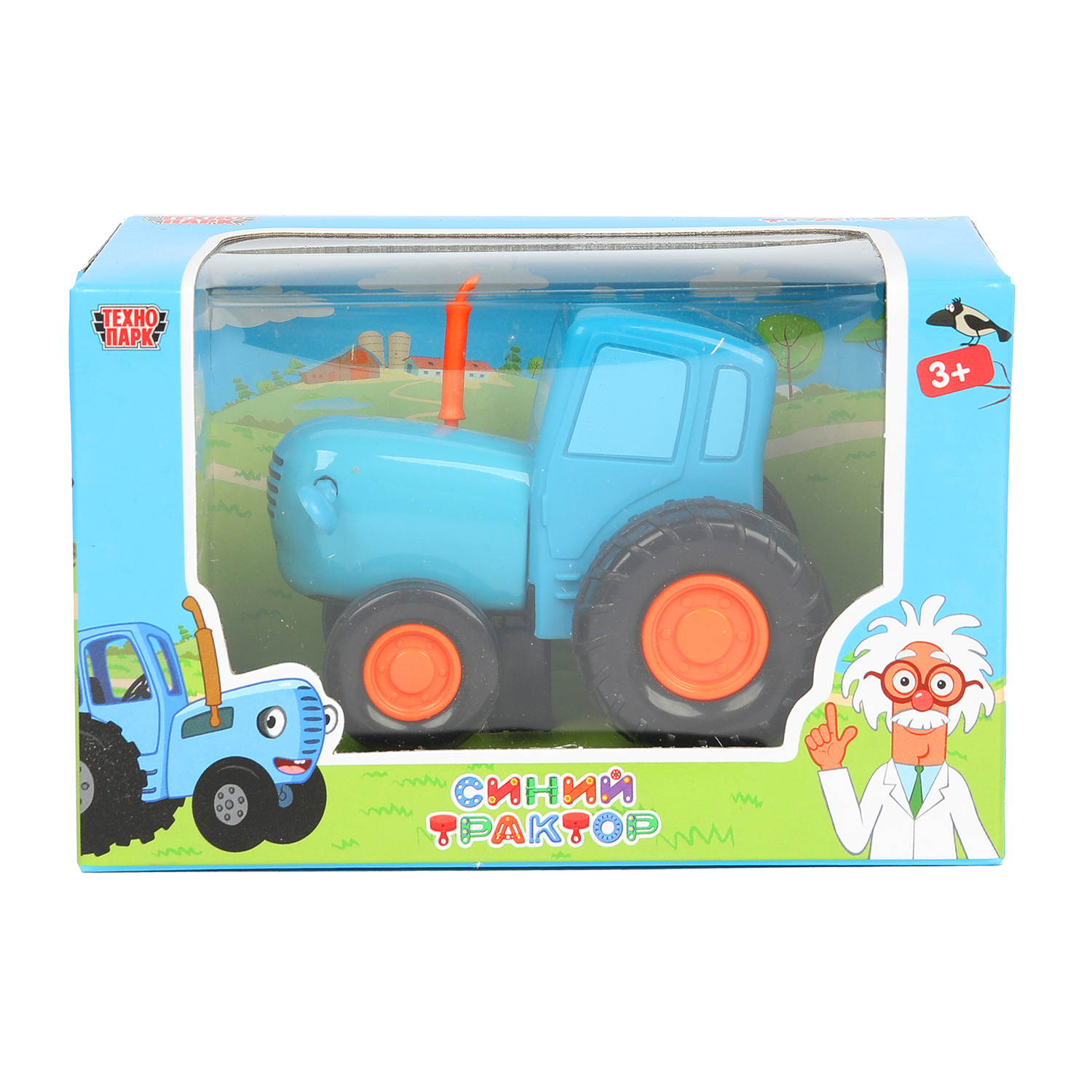 Трактор Технопарк Синий трактор 389730 - фото 3