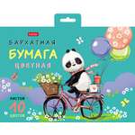 Цветная бумага Hatber 10 лист.