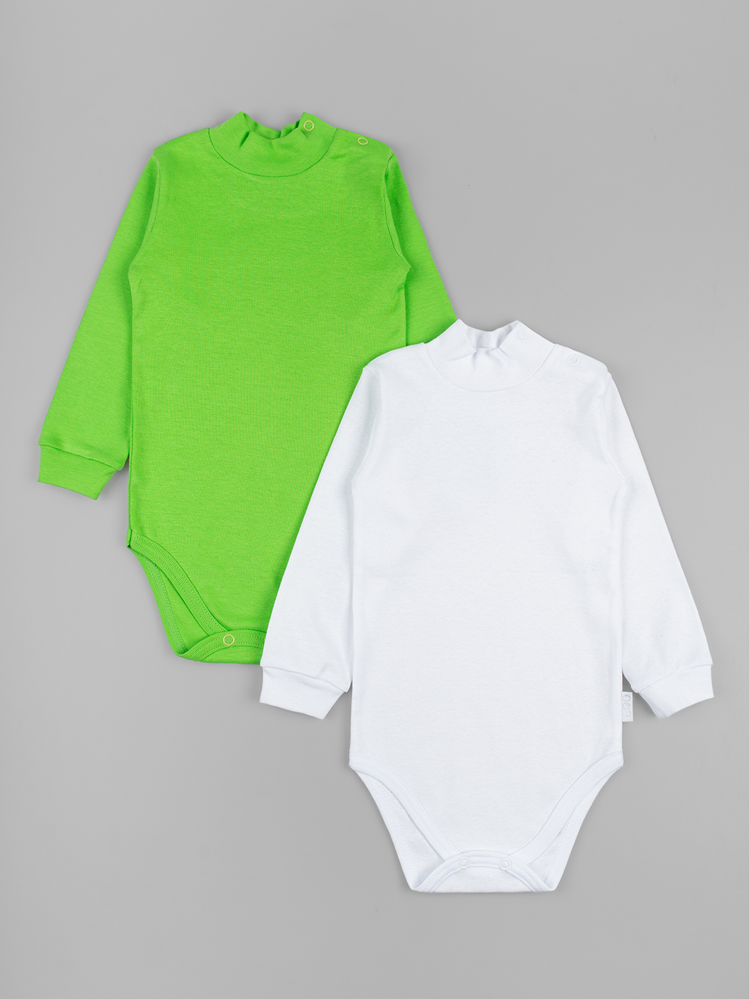 Боди 2 шт LEO 0643/1_белый+зеленый - фото 1