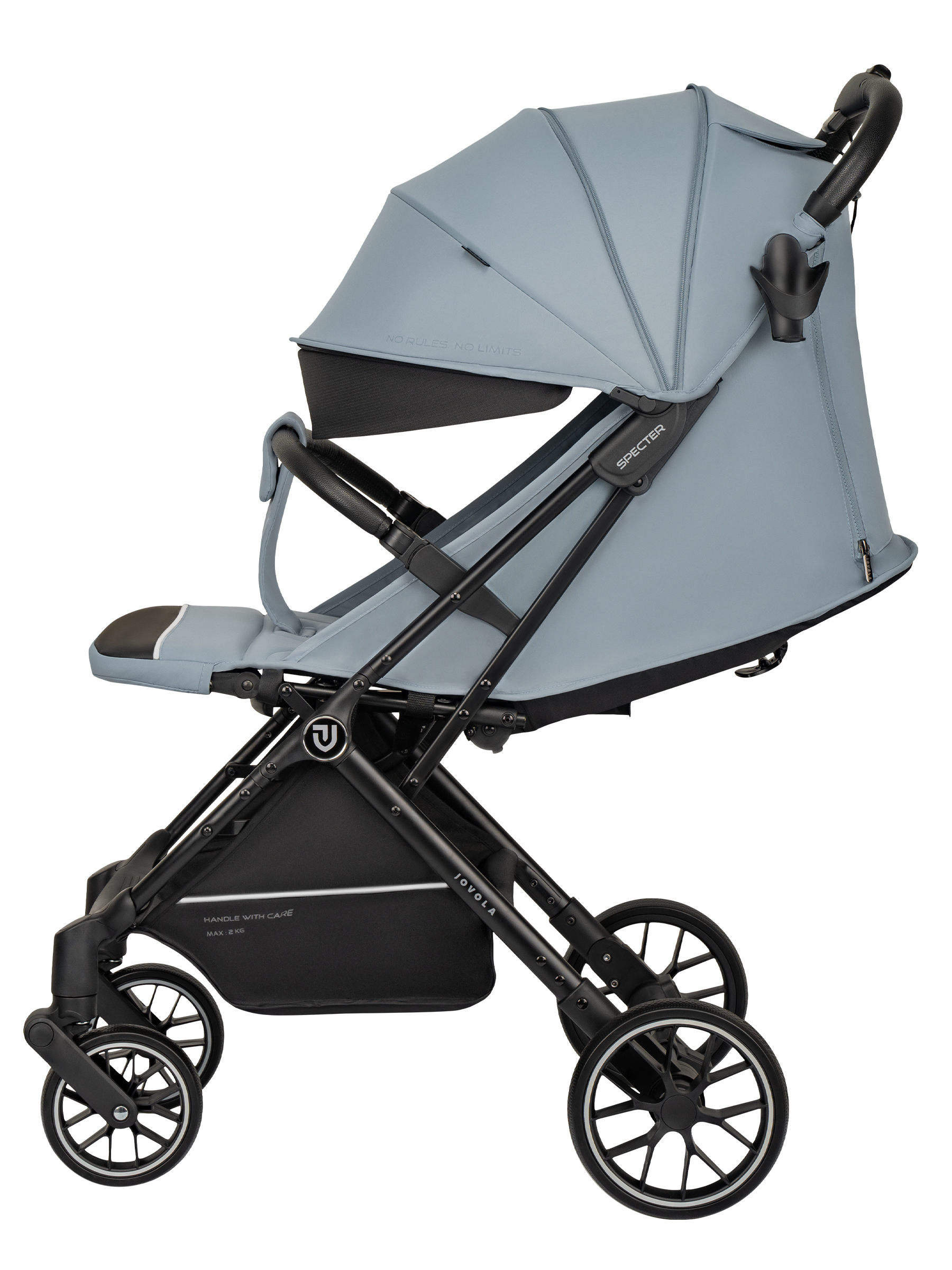 Коляска прогулочная JOVOLA Specter голубой - фото 21