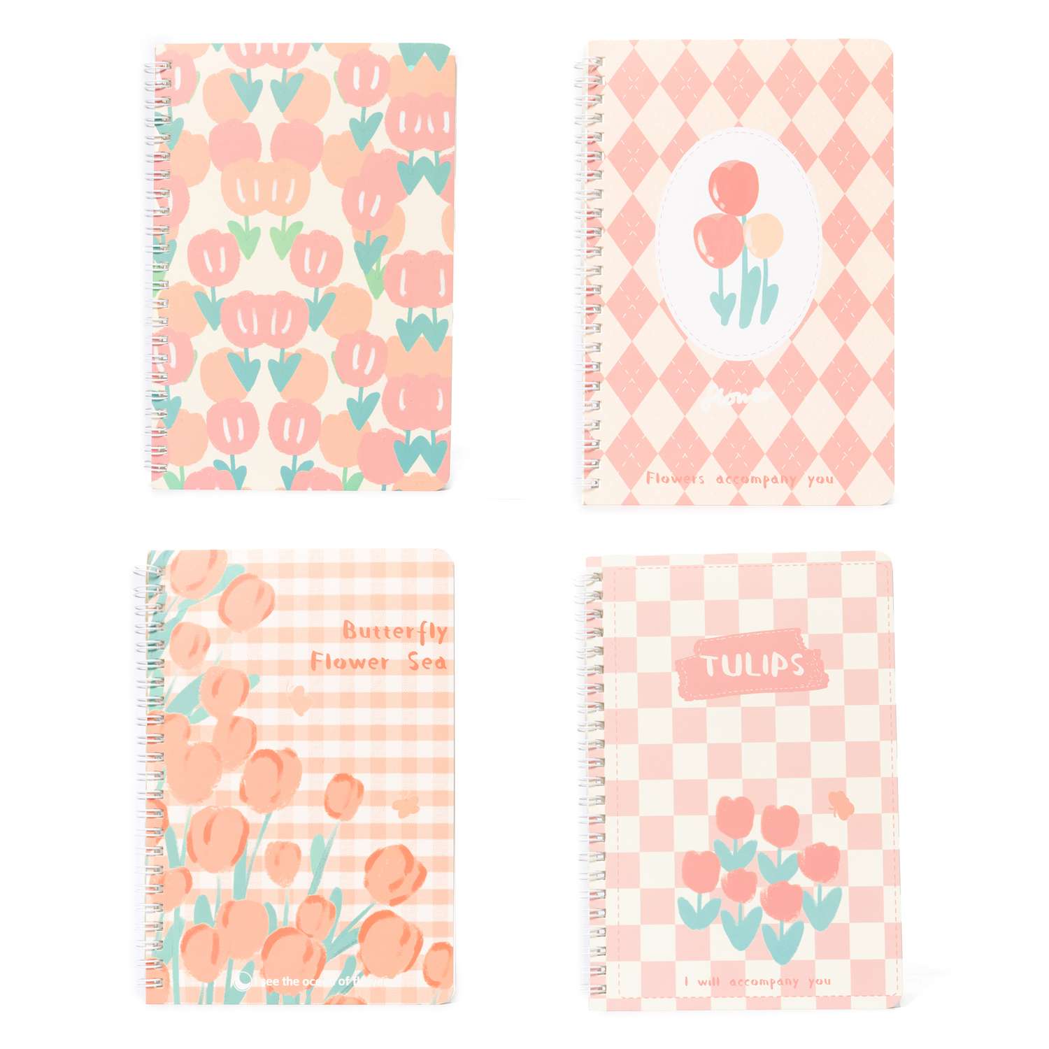 Блокнот ё тюльпаны А5 в ассортименте - фото 1