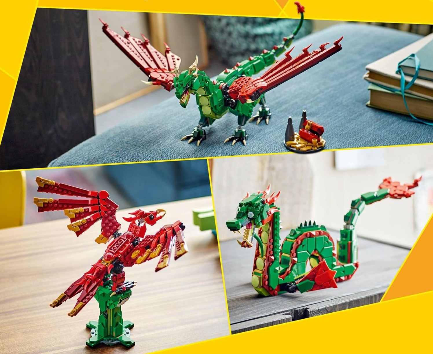 Конструктор LEGO Creator Средневековый дракон 715 дет. - фото 4