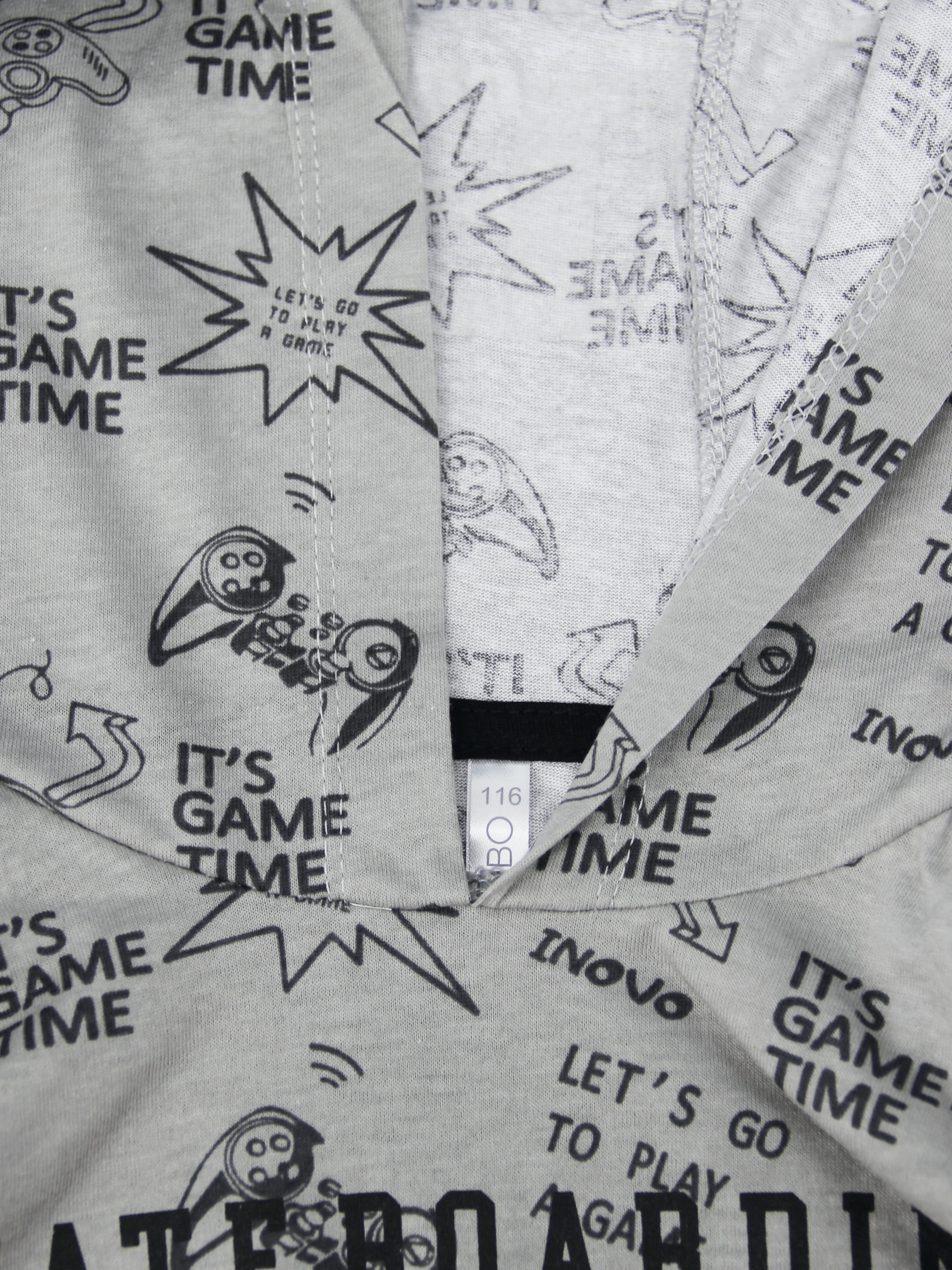 Худи ИНОВО GS1089/серый-Д - фото 8