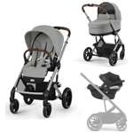 Коляска 3в1 Cybex Balios S Lux 3в1 2025 серый