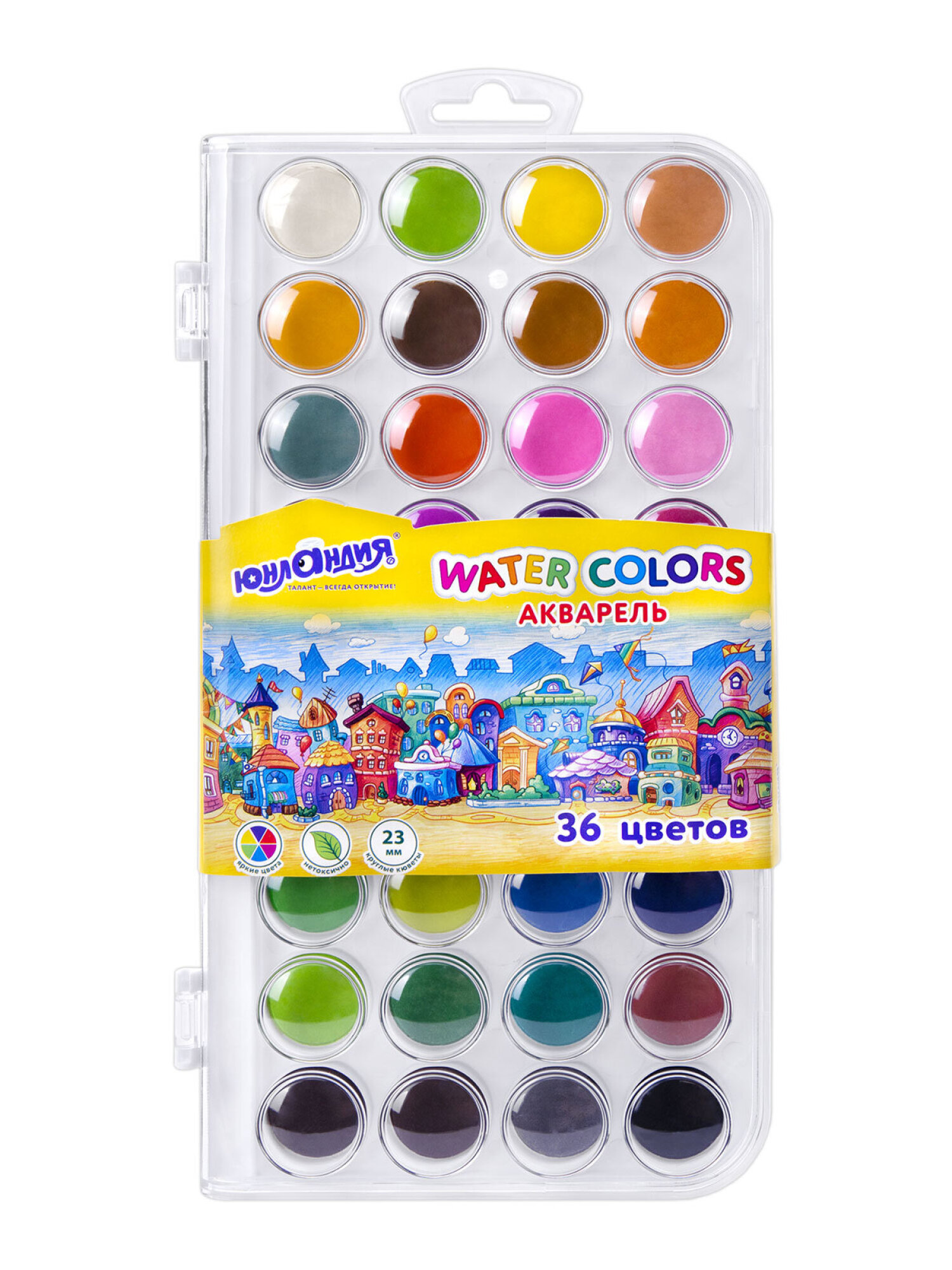 Краски акварель Юнландия 36 цв. - фото 2