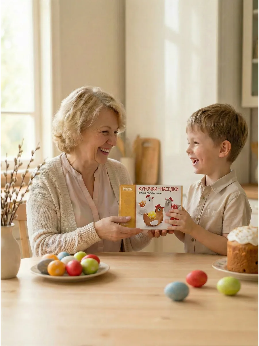 Набор для творчества HappyLine шитье Курочки-наседки - фото 6