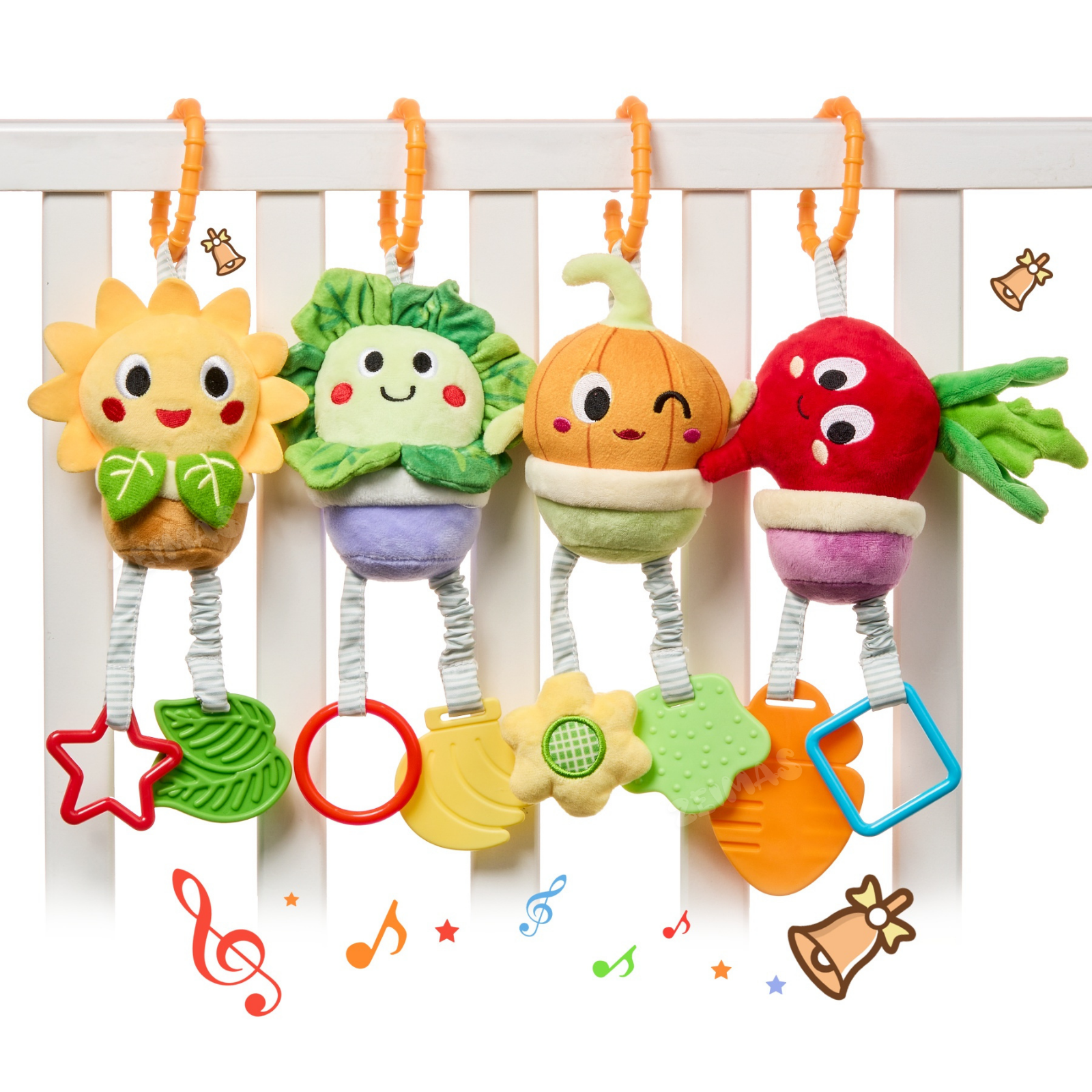 Игрушка Zeimas подвеска Монтессори Весёлый огород в ассортименте - фото 18