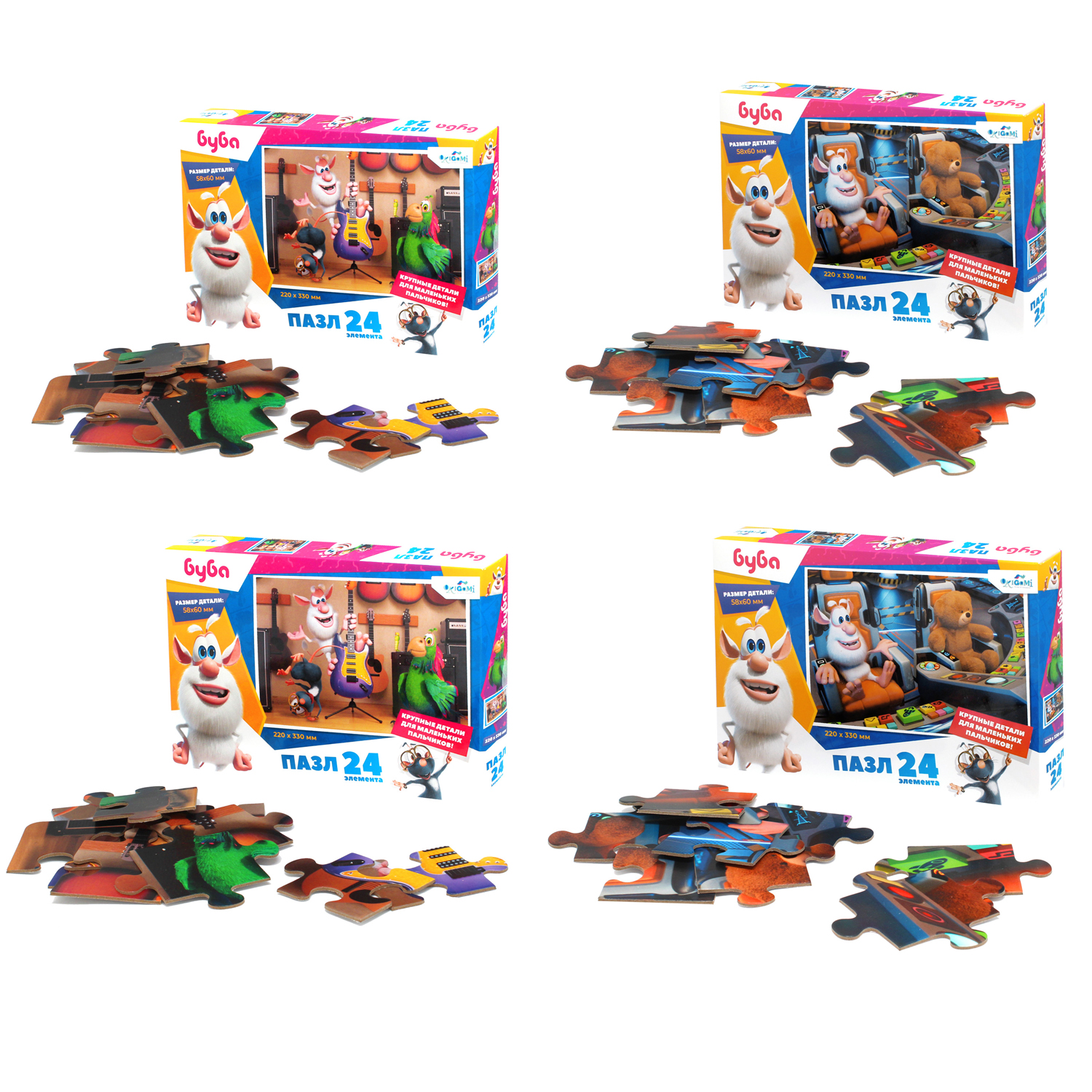 Пазл ORIGAMI Буба классический в ассортименте - фото 2