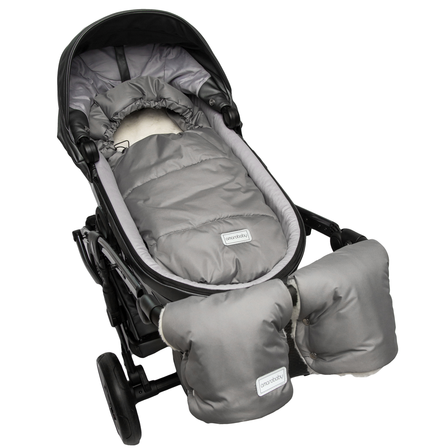 Конверт в коляску Amarobaby Snowy Baby - фото 18