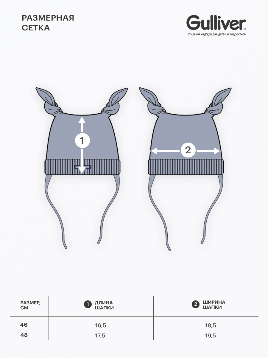 Шапка Gulliver 22444BBC7305 - фото 5