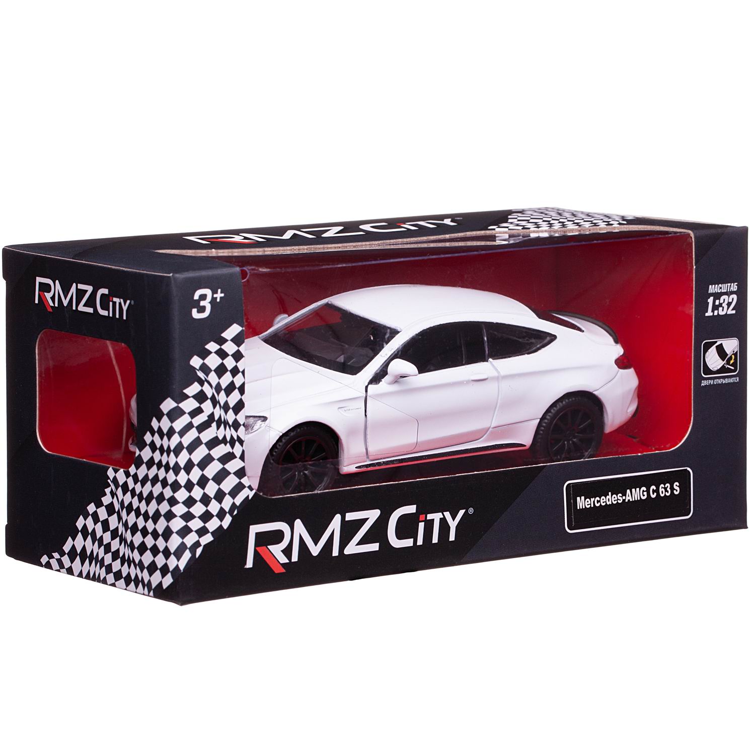 Автомобиль Uni-Fortune Mercedes 1:32 554987-WH - фото 2