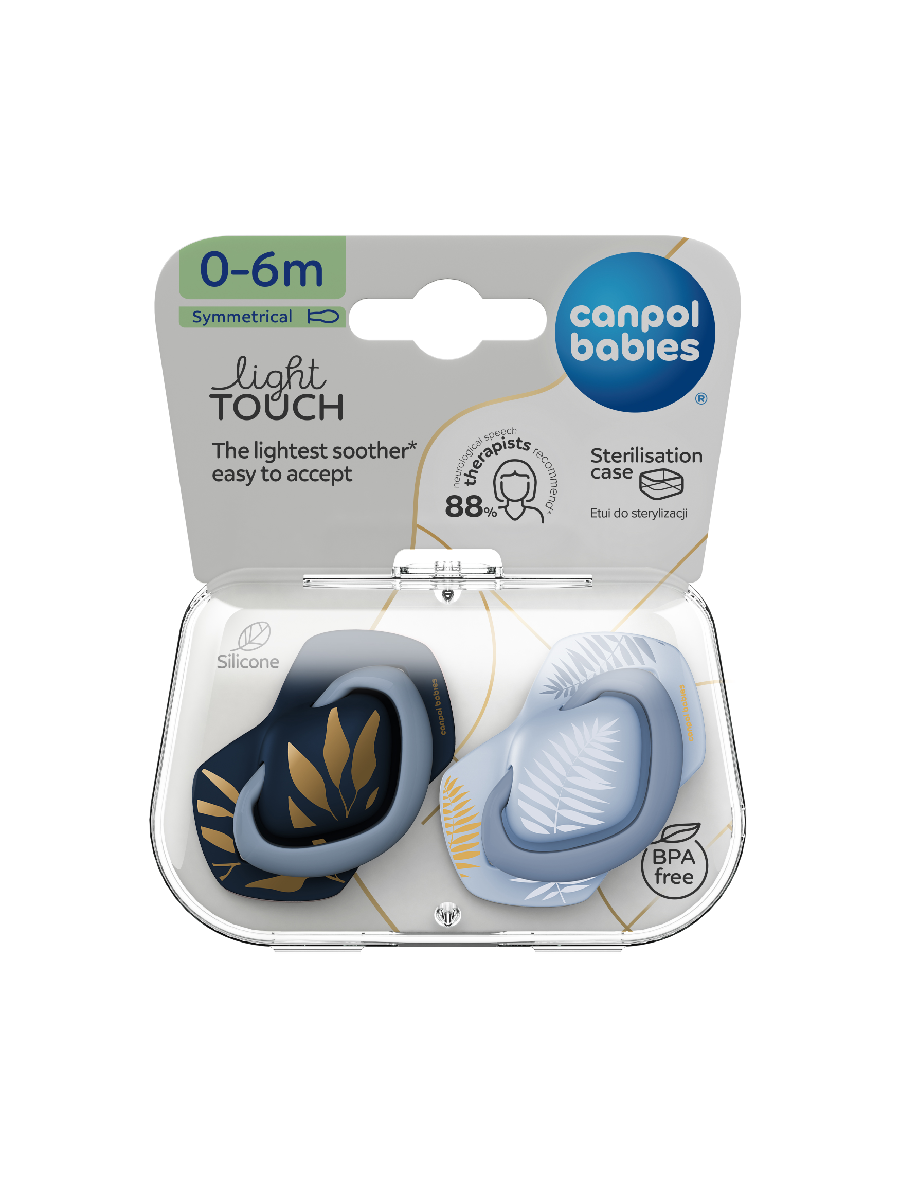 Пустышка Canpol Babies силикон анатомическая от 0 мес. 2 шт. - фото 2