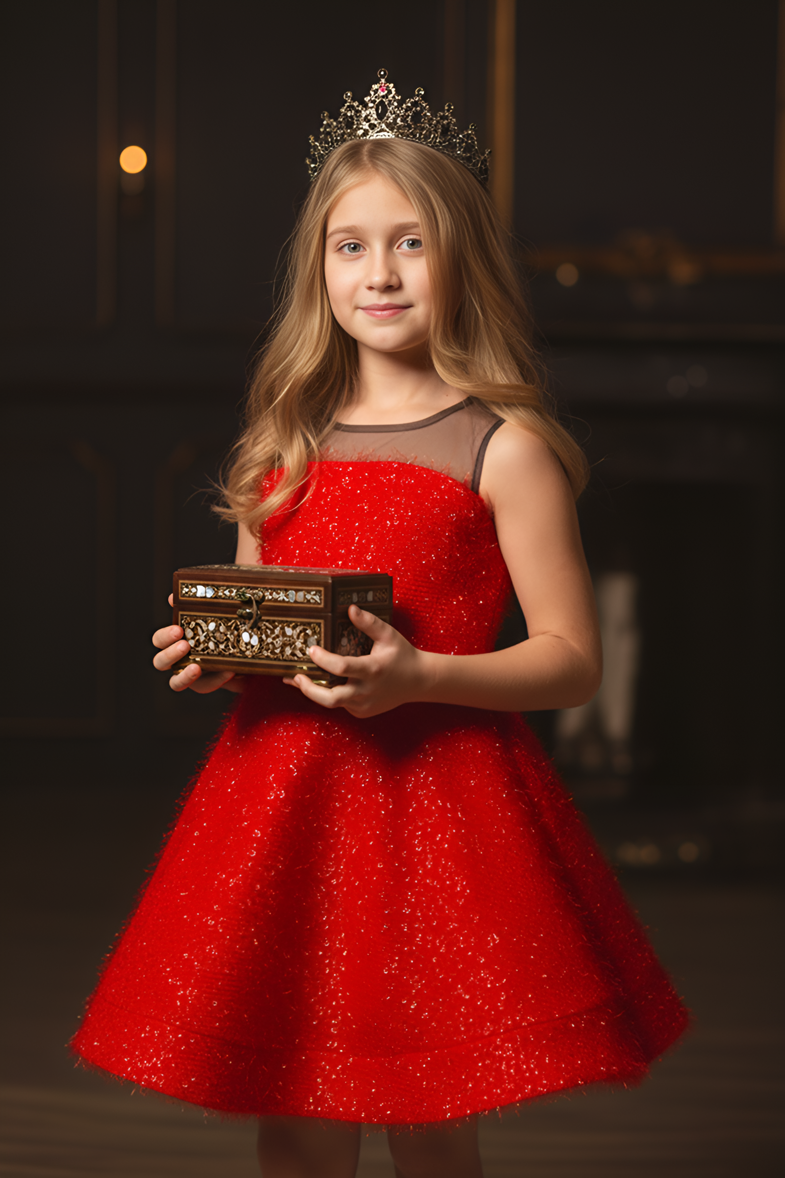 Платье Minilik Платье.Колокольчик.Красное - фото 3