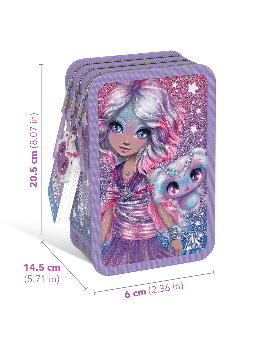 Пенал книжка Nebulous Stars Estrelia (сиреневый) - фото 3