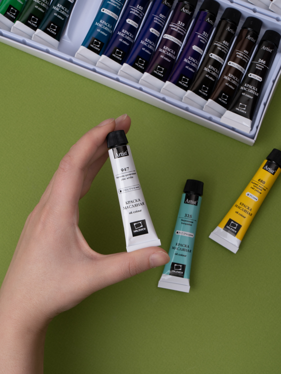 Краски масляные Малевичъ 6 цв. - фото 10