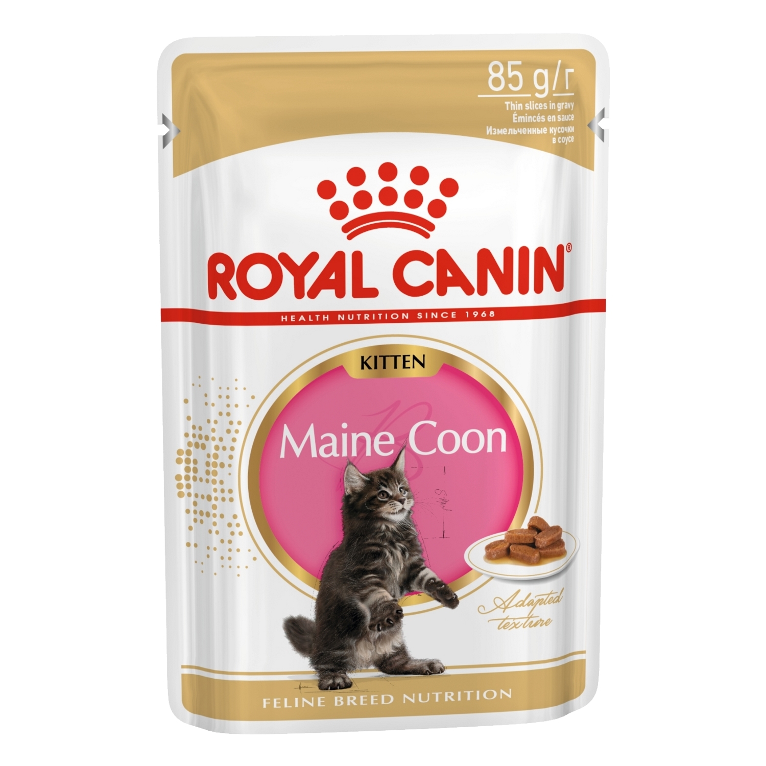 Корм влажный для котят ROYAL CANIN Kitten Maine Coon 85г соус пауч - фото 1