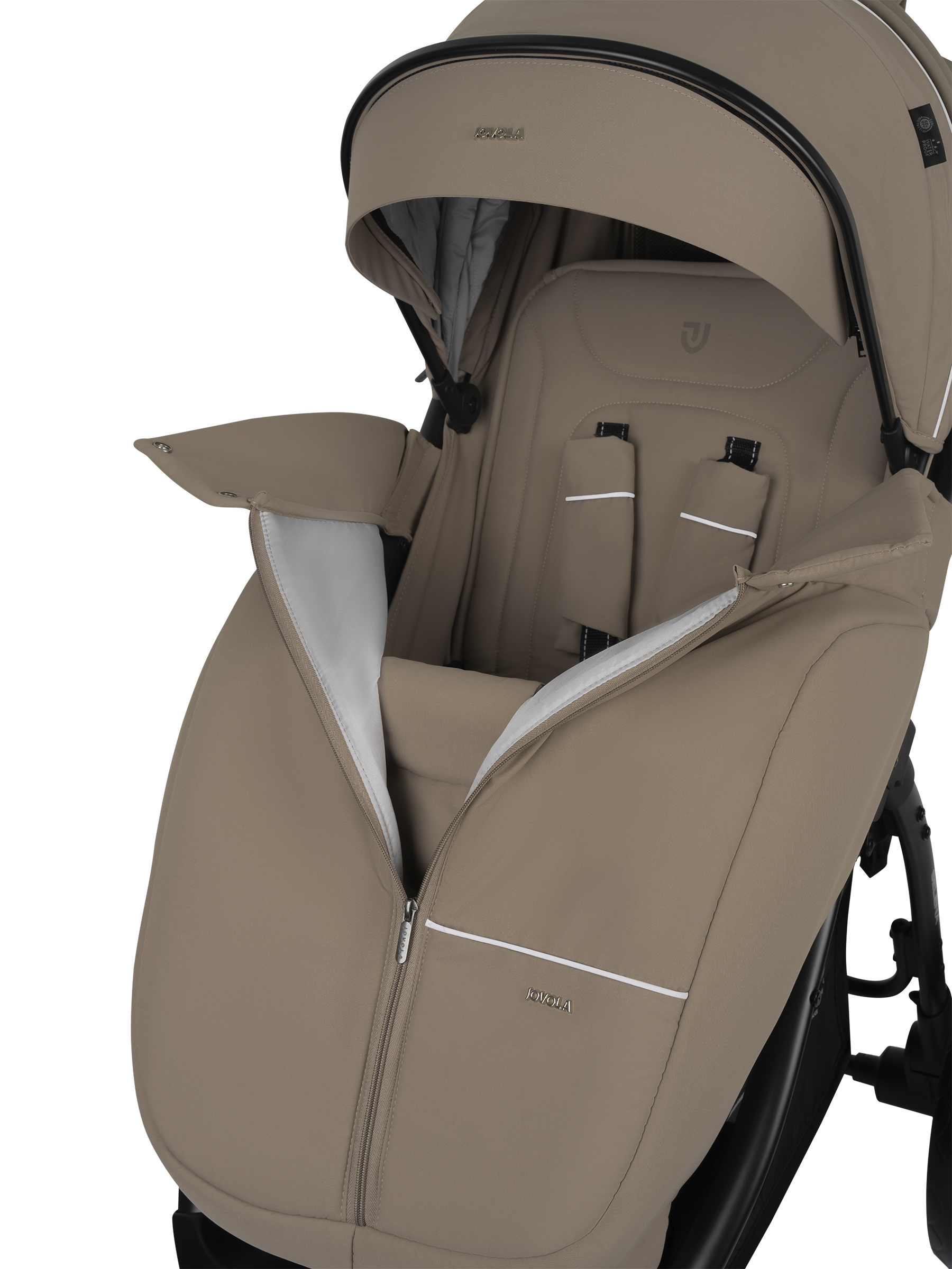 Коляска прогулочная JOVOLA SELENA 2026 всесезонная бежевый - фото 13