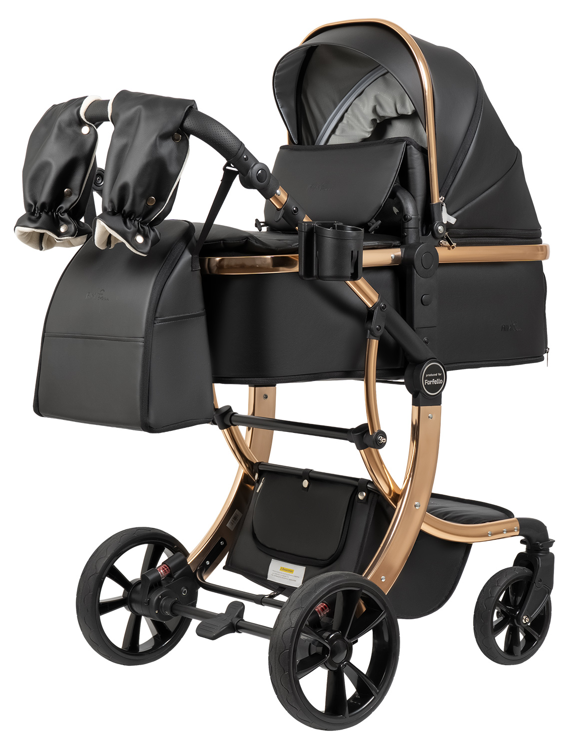 Коляска трансформер Aimile Авантюрист / Adventurer черный - фото 1