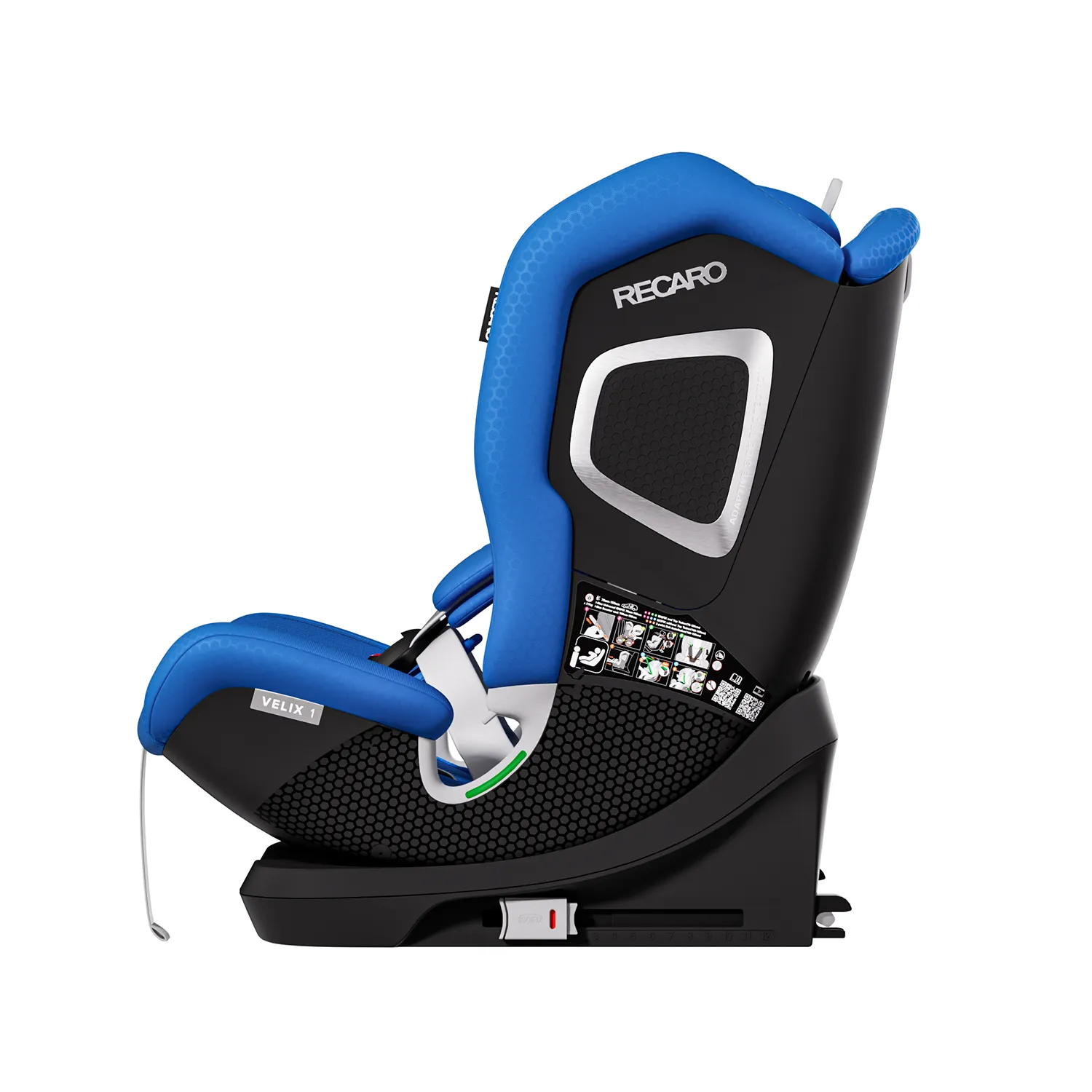 Автокресло Recaro Velix 1 Isofix 1/2/3 (9-36 кг) синий - фото 9