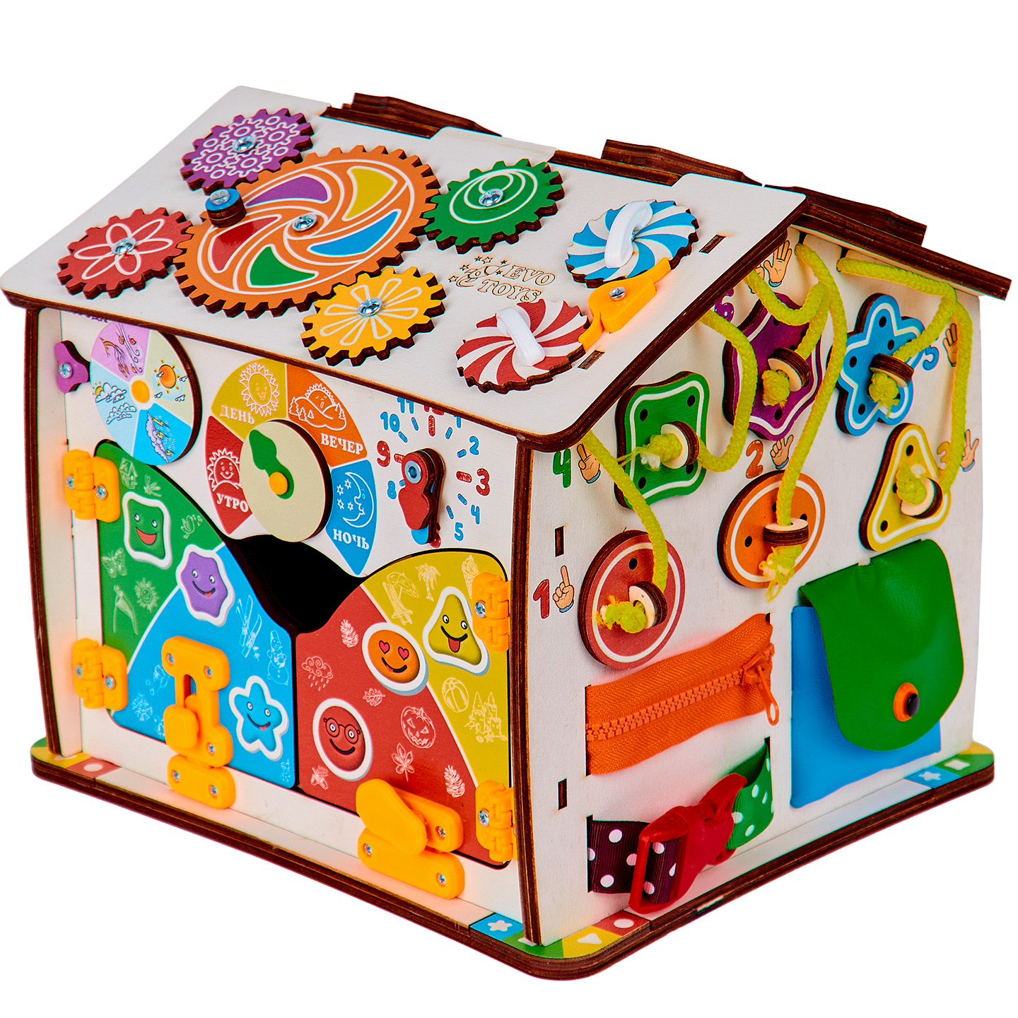 Игрушка Evotoys бизиборд - фото 12