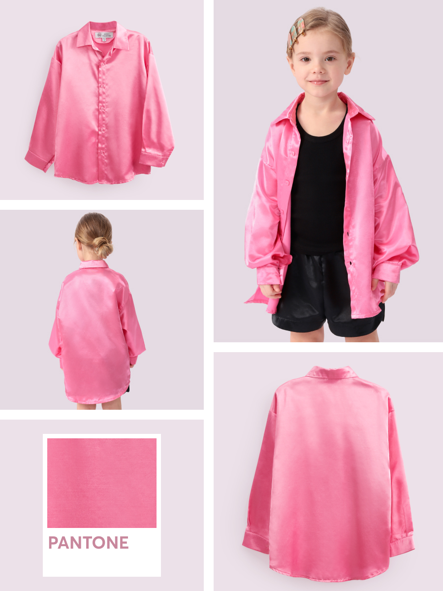 Рубашка Happy Baby 88168_bright-pink - фото 2